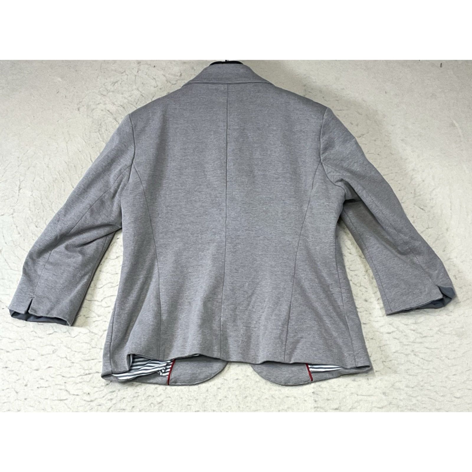 Nicole Miller Nicole Miller Grey Blazer M Women’s Cotton Blend Basic Jacket Size M Ladies Regular Gray Size M / US 6-8 / IT 42-44 - 2 Thumbnail