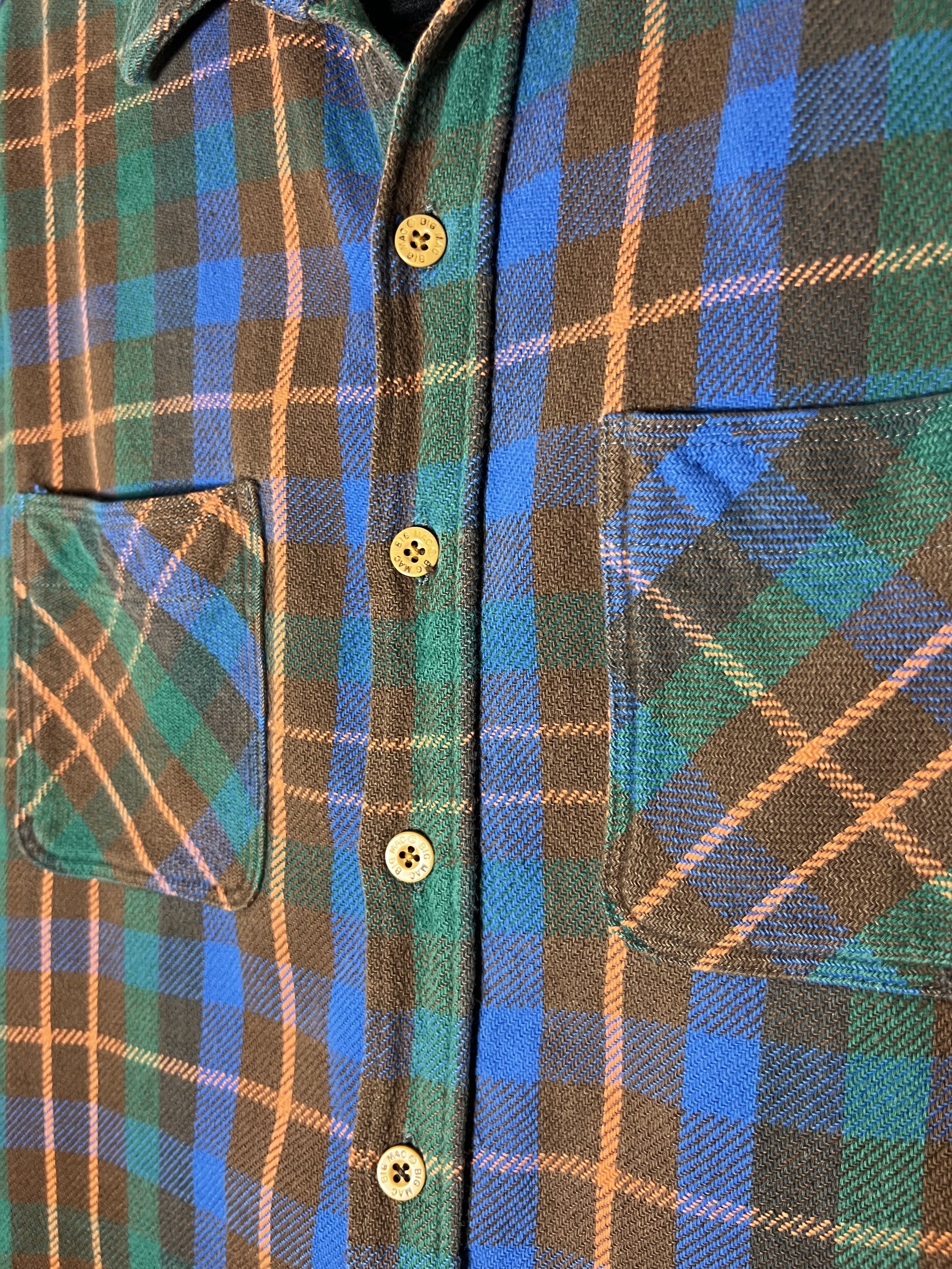 Big Mac × JCPenney × Vintage Vintage 1980's Big Mac Plaid Print Work Long Sleeve Flannel Size US M / EU 48-50 / 2 - 5 Thumbnail