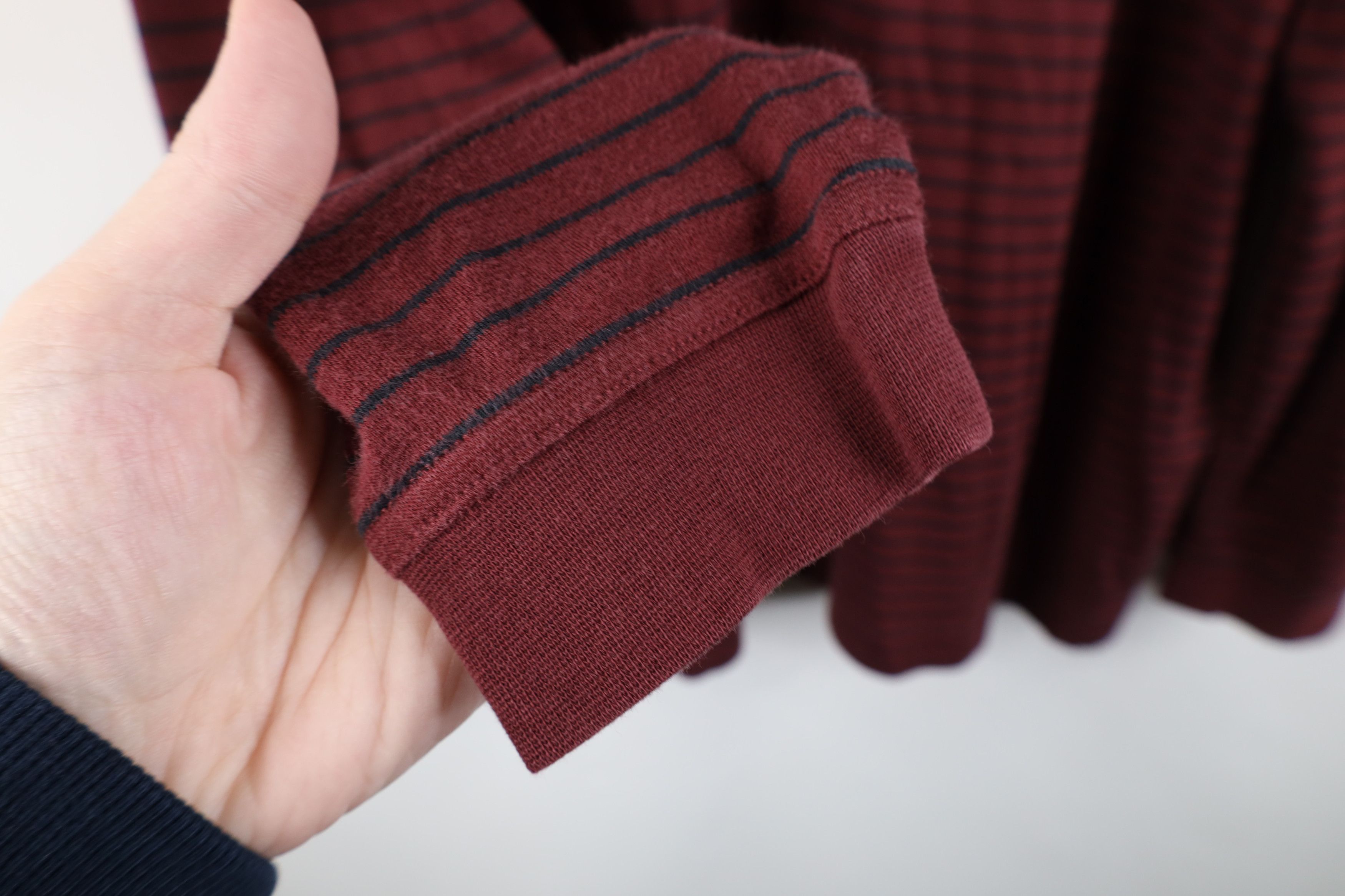 Nike Vintage Y2K Nike Golf Mini Swoosh Striped Long Sleeve Polo Size US L / EU 52-54 / 3 - 7 Thumbnail