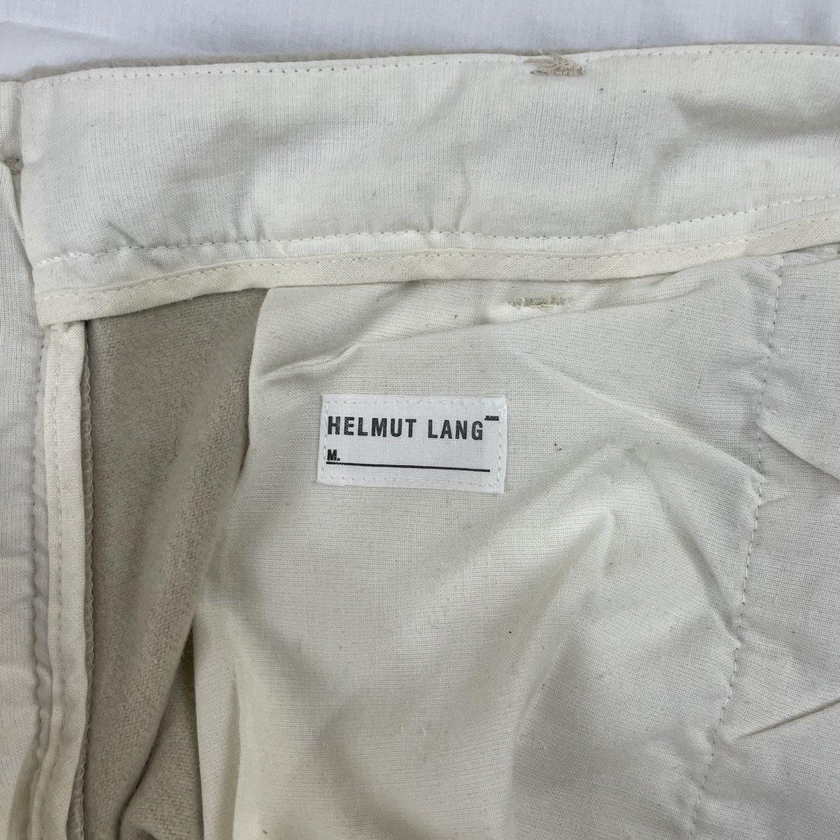 Helmut Lang AW1999 Helmut Lang Grey Boiled Wool Tailored Pants Vintage Size US 32 / EU 48 - 7 Thumbnail
