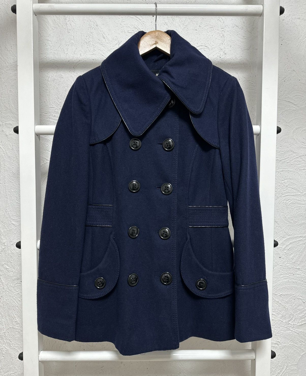 Miss Sixty Miss Sixty Women’s Double-Breasted Coat M Blue Y2K Hysteric Size M / US 6-8 / IT 42-44 - 1 Thumbnail