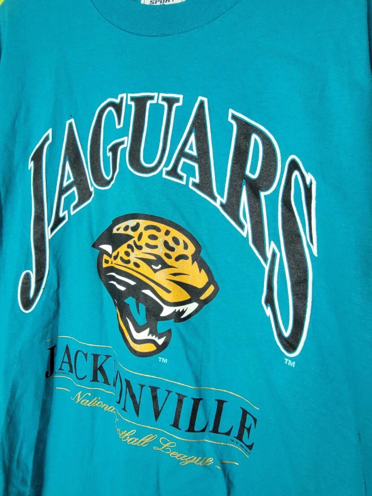 Nutmeg Vintage Jacksonville Jaguars Lee Sport Nutmeg Made In USA Size ONE SIZE - 3 Thumbnail
