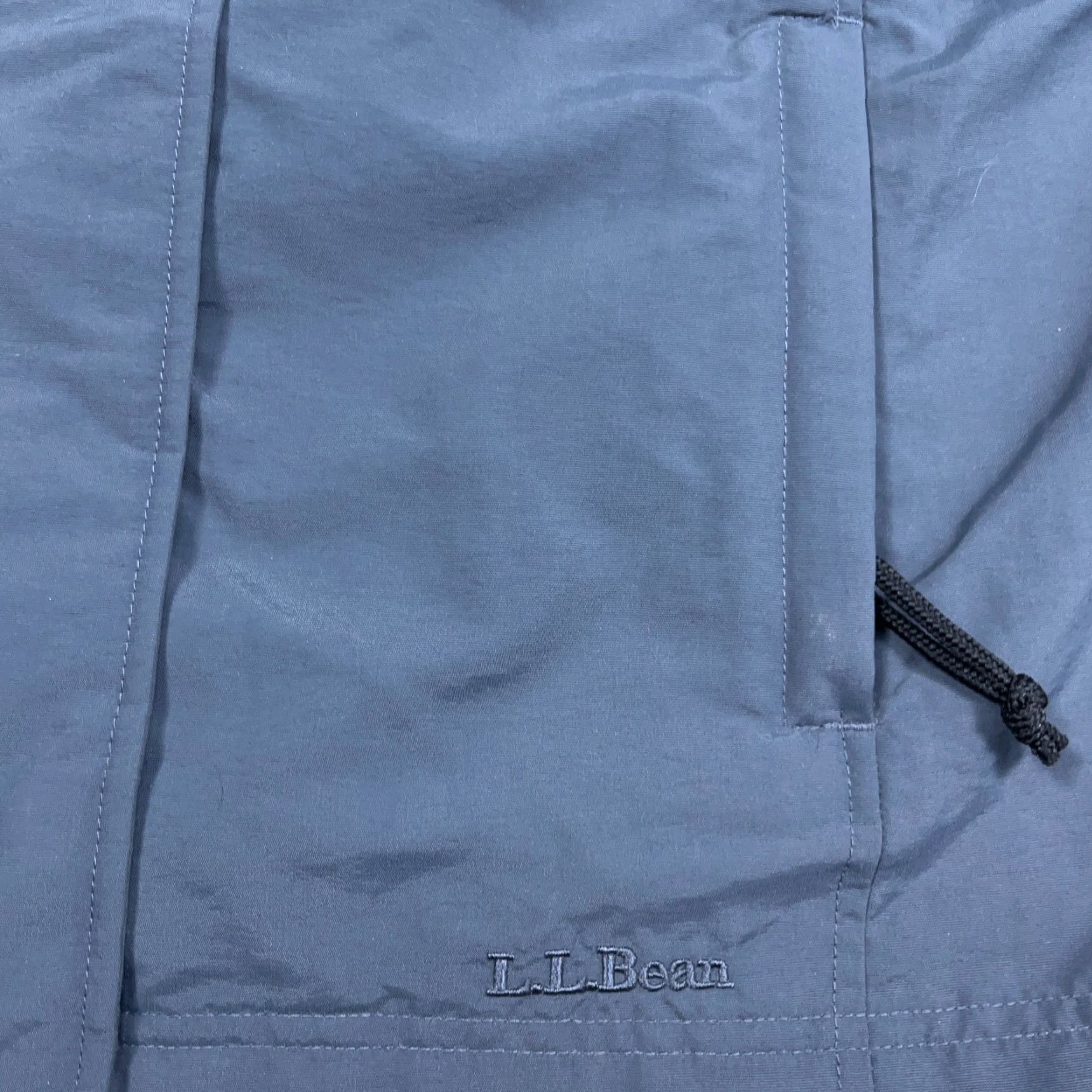Vintage LL Bean Jacket Women Petite Small Navy Blue Outer Shell Interchange Hooded Ski Size S / US 4 / IT 40 - 4 Thumbnail