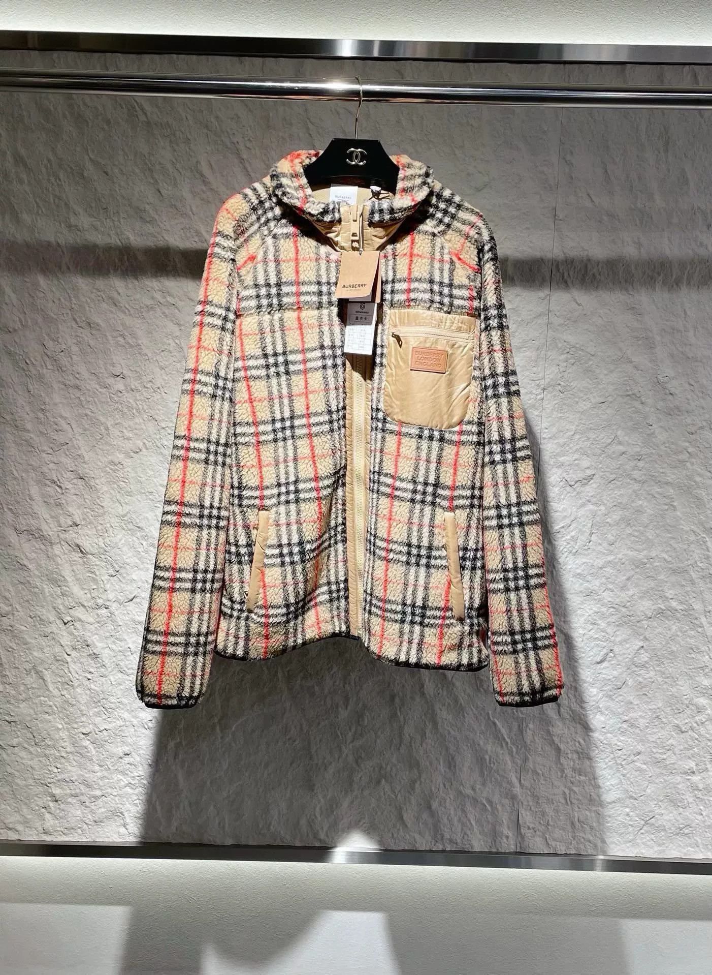 Burberry Burberry Classic Check Lamb Coat Size US XL / EU 56 / 4 - 1 Thumbnail