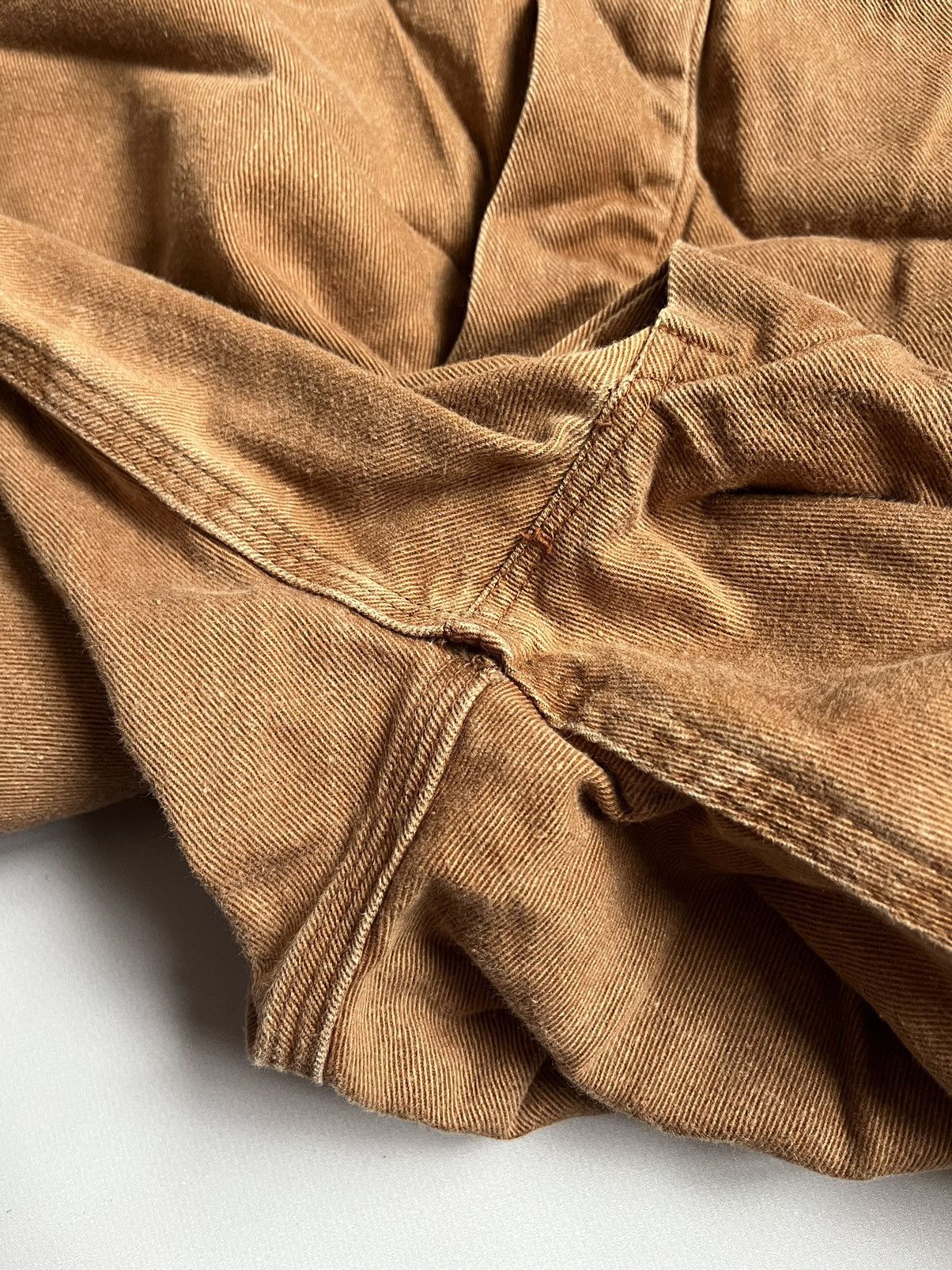 Vintage Vintage 50s 60s Men Work Wear Denim Gripwell Orange Overall Size US 36 / EU 52 - 15 Thumbnail