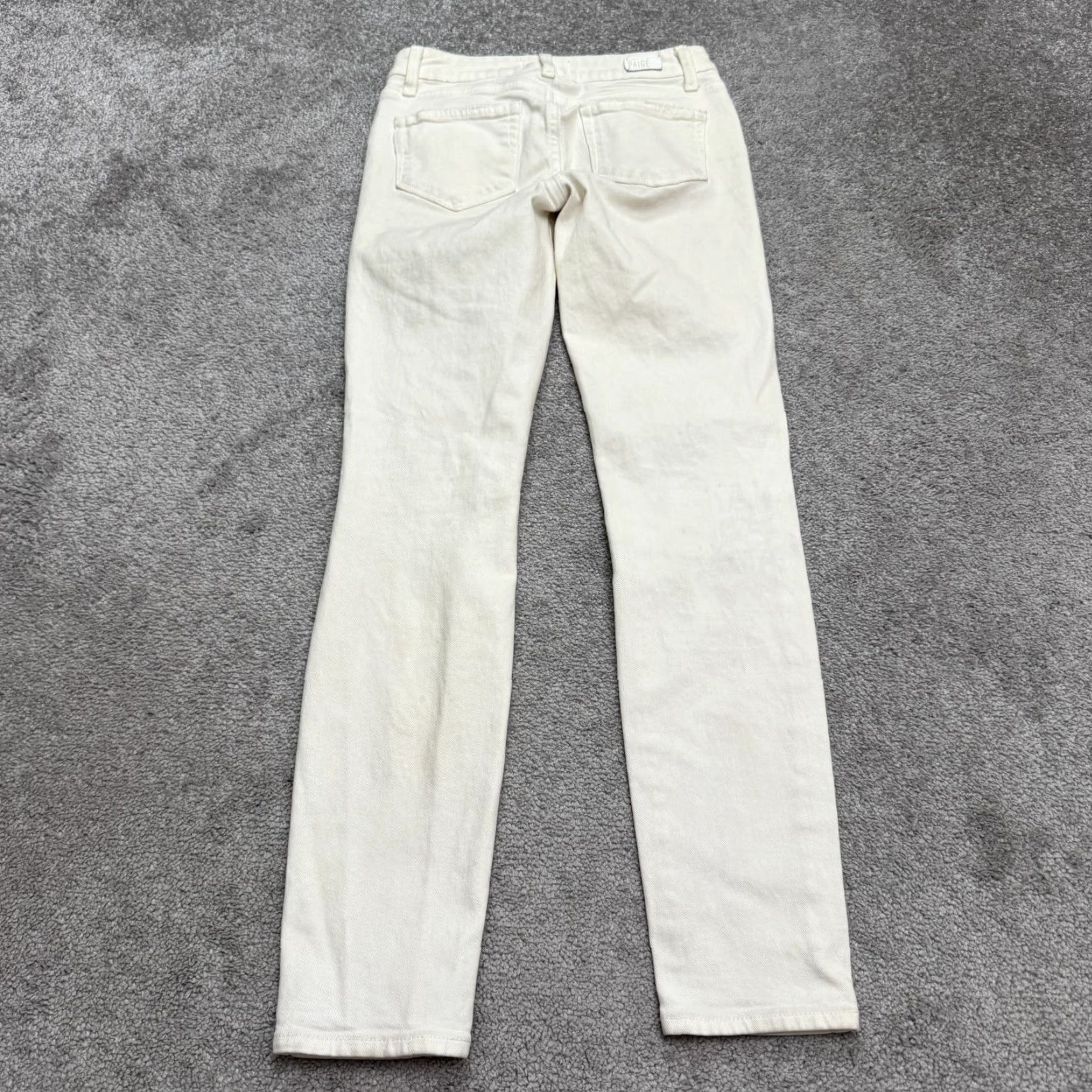 Paige Paige Verdugo Jeans Womens 24 Denim Skinny Slim Low Rise White 5-Pocket City Streetwear Modern Jeans Size 42" / US 20 - 2 Thumbnail