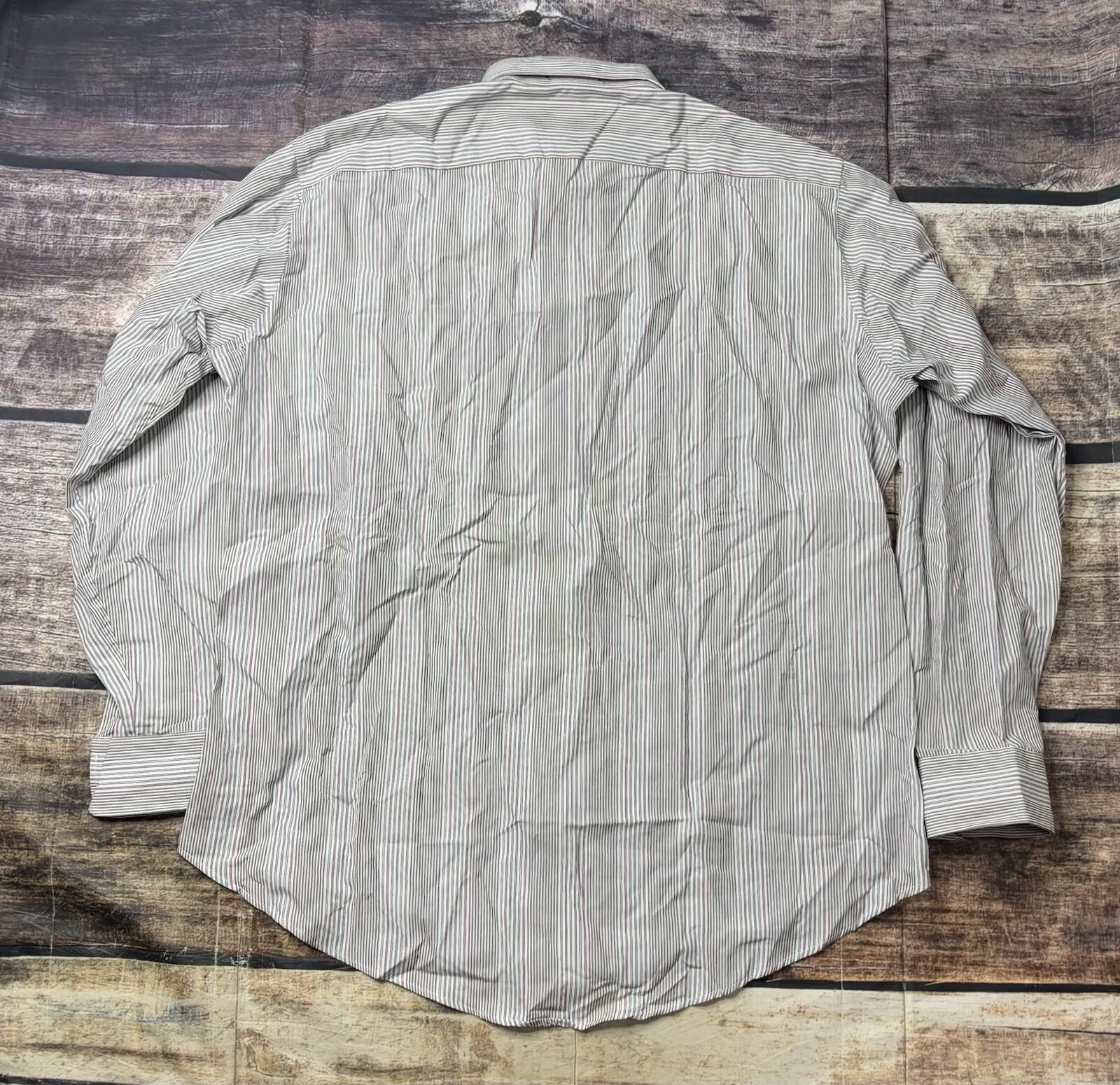 Christian Dior Monsieur Christian Dior Monsieur Shirt Men 16.5 34/45 Striped VTG USA Size US XL / EU 56 / 4 - 3 Thumbnail
