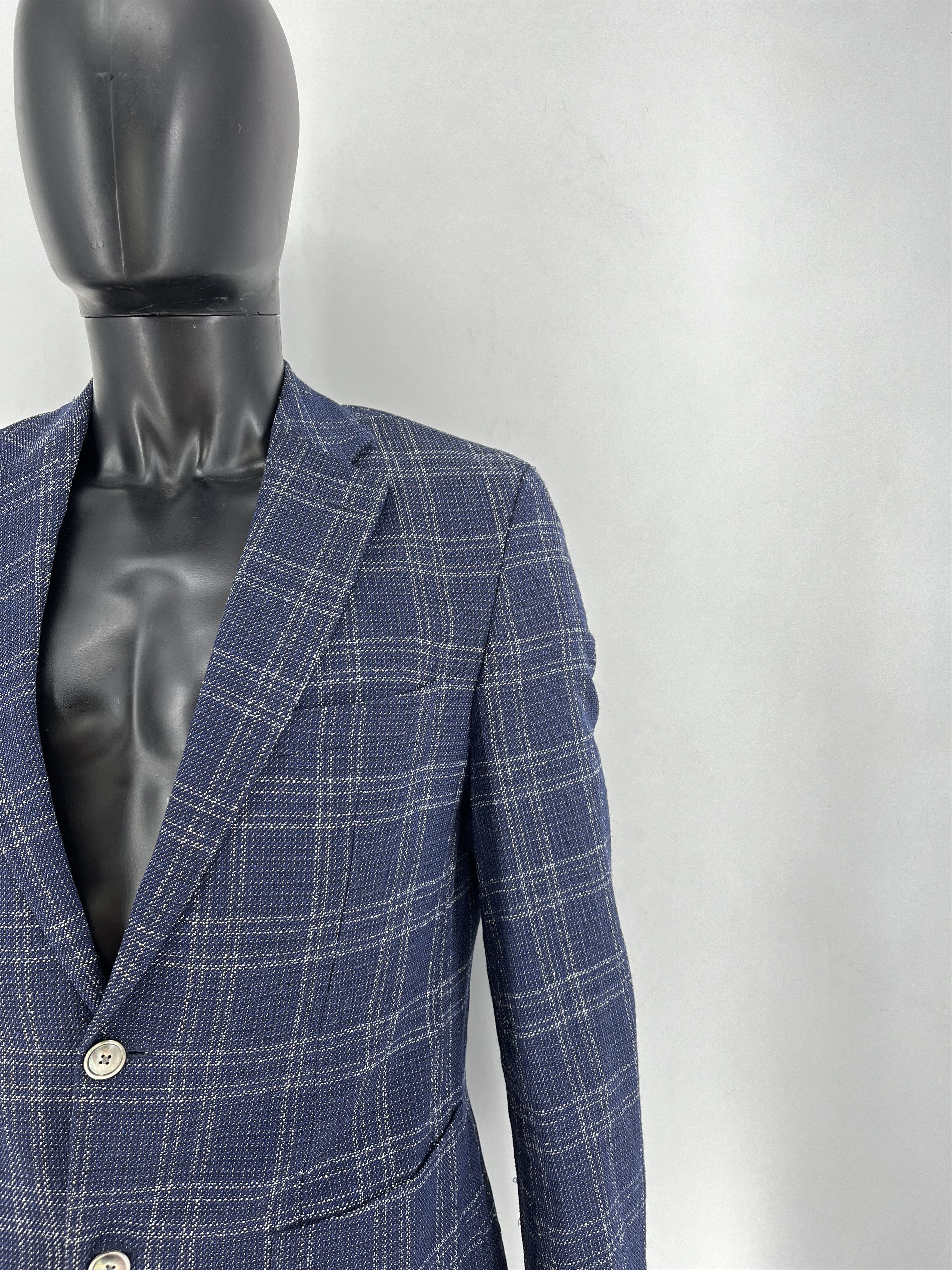 Hugo Vintage Hugo Boss blazer men wool 38R M multi wool Size 38R - 7 Thumbnail