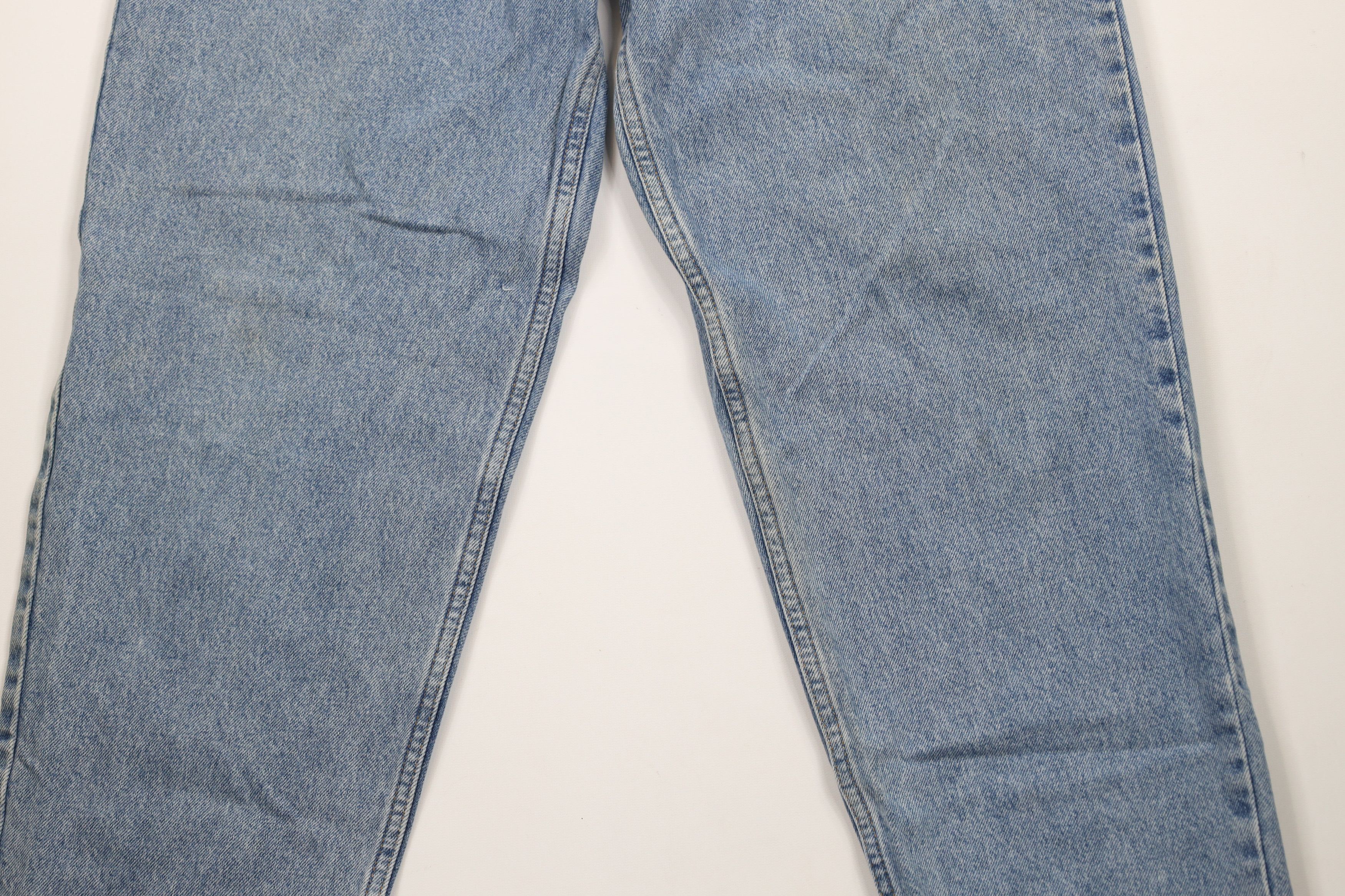 Tommy Hilfiger × Vintage Vintage 90s Tommy Hilfiger Spell Out Baggy Fit Denim Jeans Size US 32 / EU 48 - 3 Thumbnail