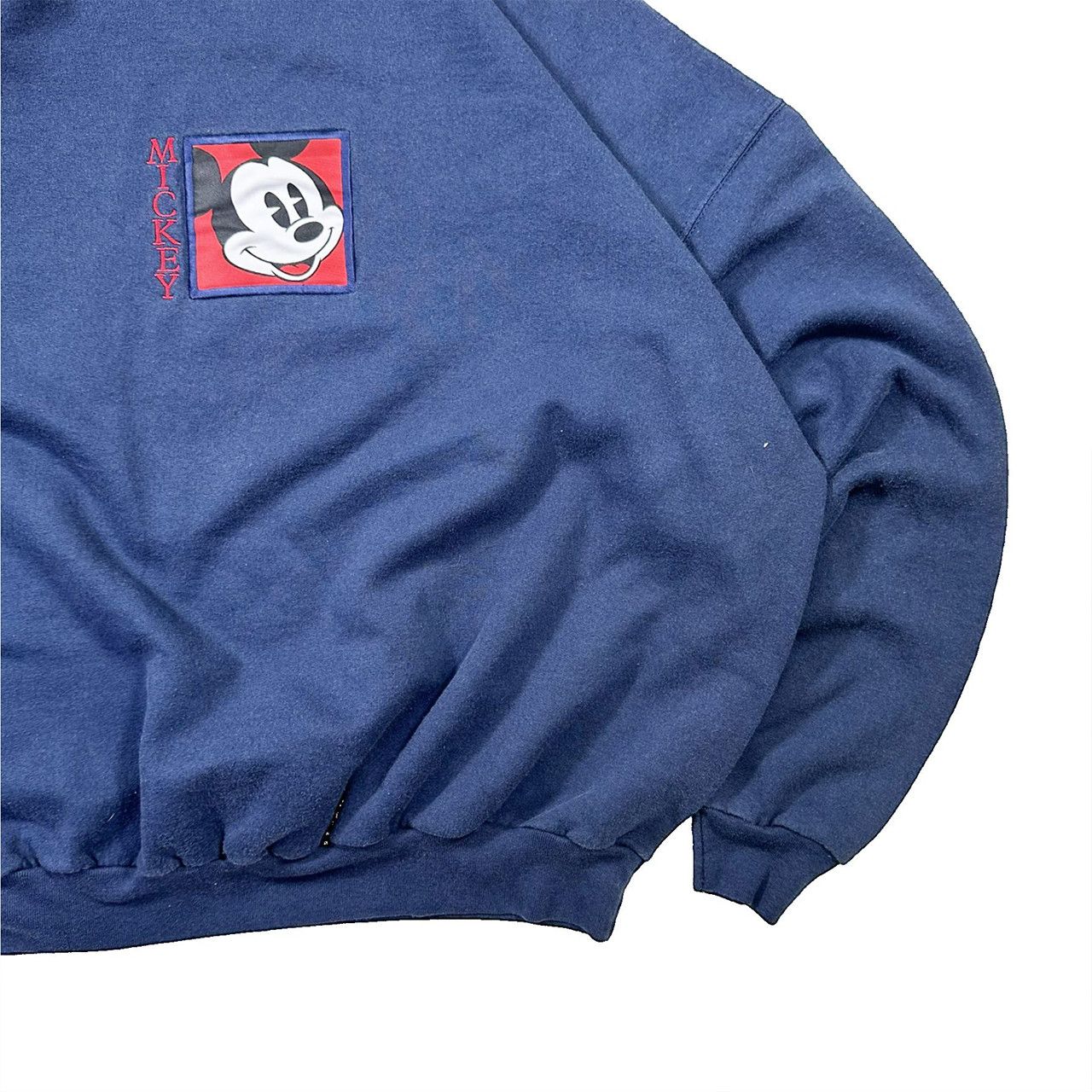 Vintage Vintage 90s Mickey Mouse Embroidered Patch Sweater Size US XL / EU 56 / 4 - 3 Thumbnail