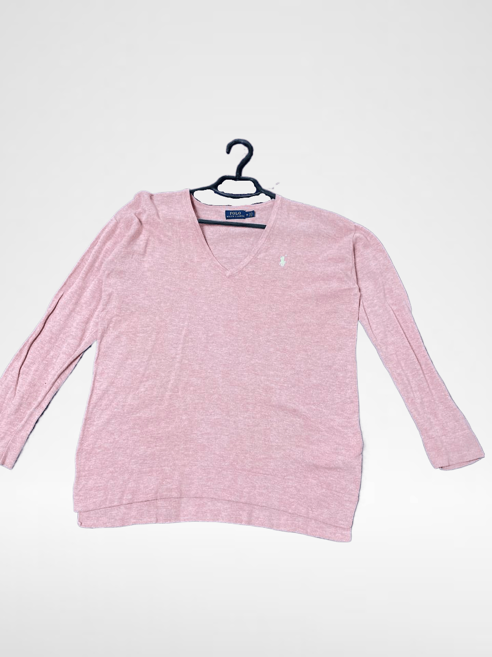 Polo Ralph Lauren VINTAGE Long Sleeve Pink Polo Ralph Lauren Size US M / EU 48-50 / 2 - 1 Thumbnail