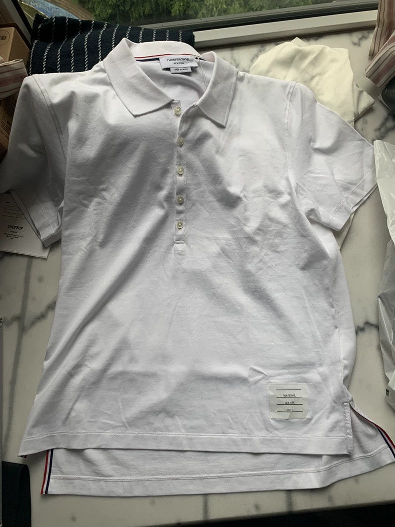 Thom Browne Thom browne Button polo shirt 2504-Nextarrow Size US M / EU 48-50 / 2 - 3 Thumbnail