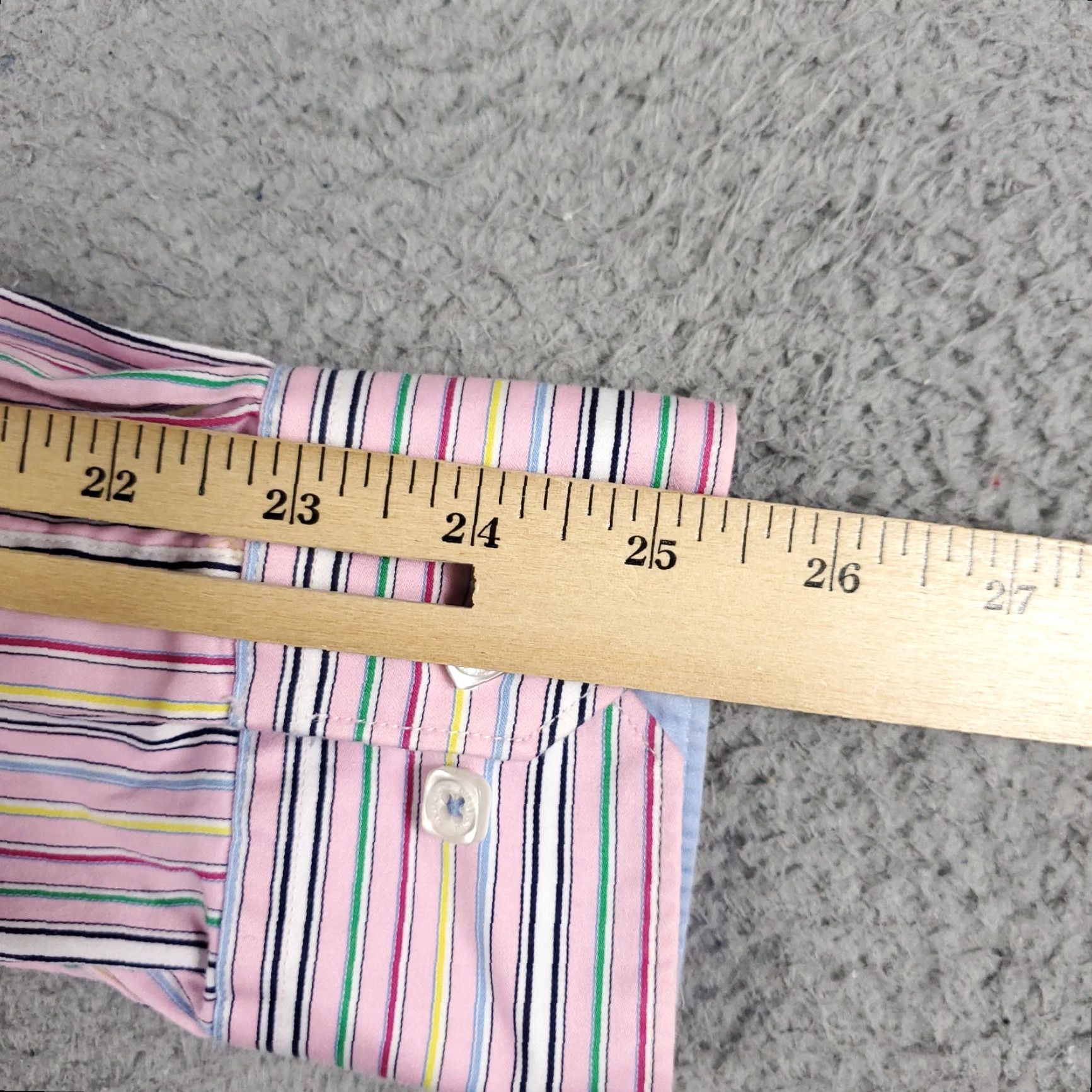 BUGATCHI Bugatchi Uomo Shirt Mens L Pink Plaid Button-Up Long Sleeve Size US L / EU 52-54 / 3 - 6 Thumbnail