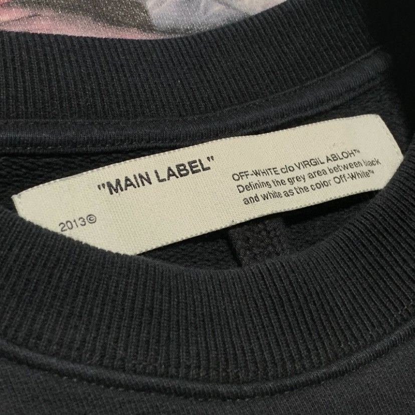 Off-White Off White XXS Mariana Silva Painting Black Sweatshirt Virgil Size US XXS / EU 40 - 6 Thumbnail