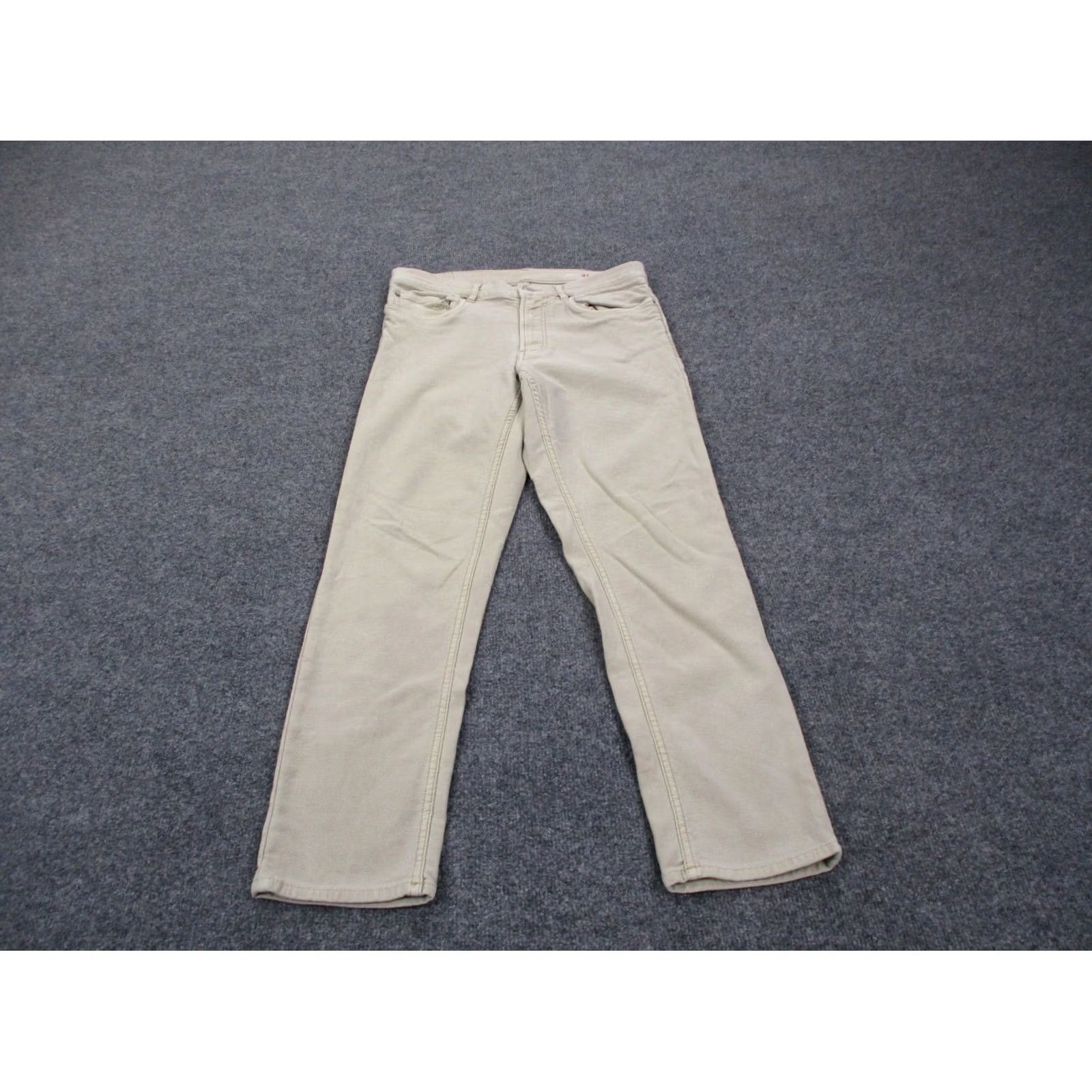 Faherty Faherty Pants Mens 31 Beige Men Chino Straight Stretch Casual Preppy Business Size US 31 - 2 Thumbnail