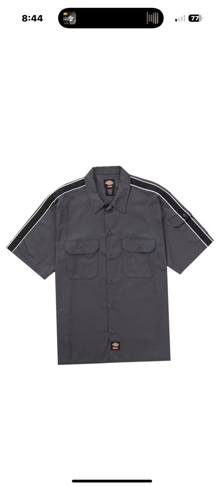 トップス Supreme Dickies Stripe S/S Work Shirt Dickies × Supreme Supreme Dickies Stripe S/S work shirt | Grailed
