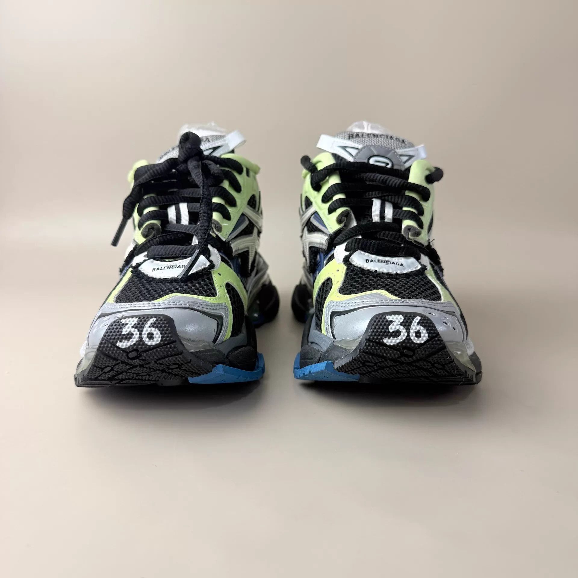 Balenciaga Balenciaga Runner blue green 36, new, tried on, mint Size US 5.5 / IT 35.5 - 2 Thumbnail