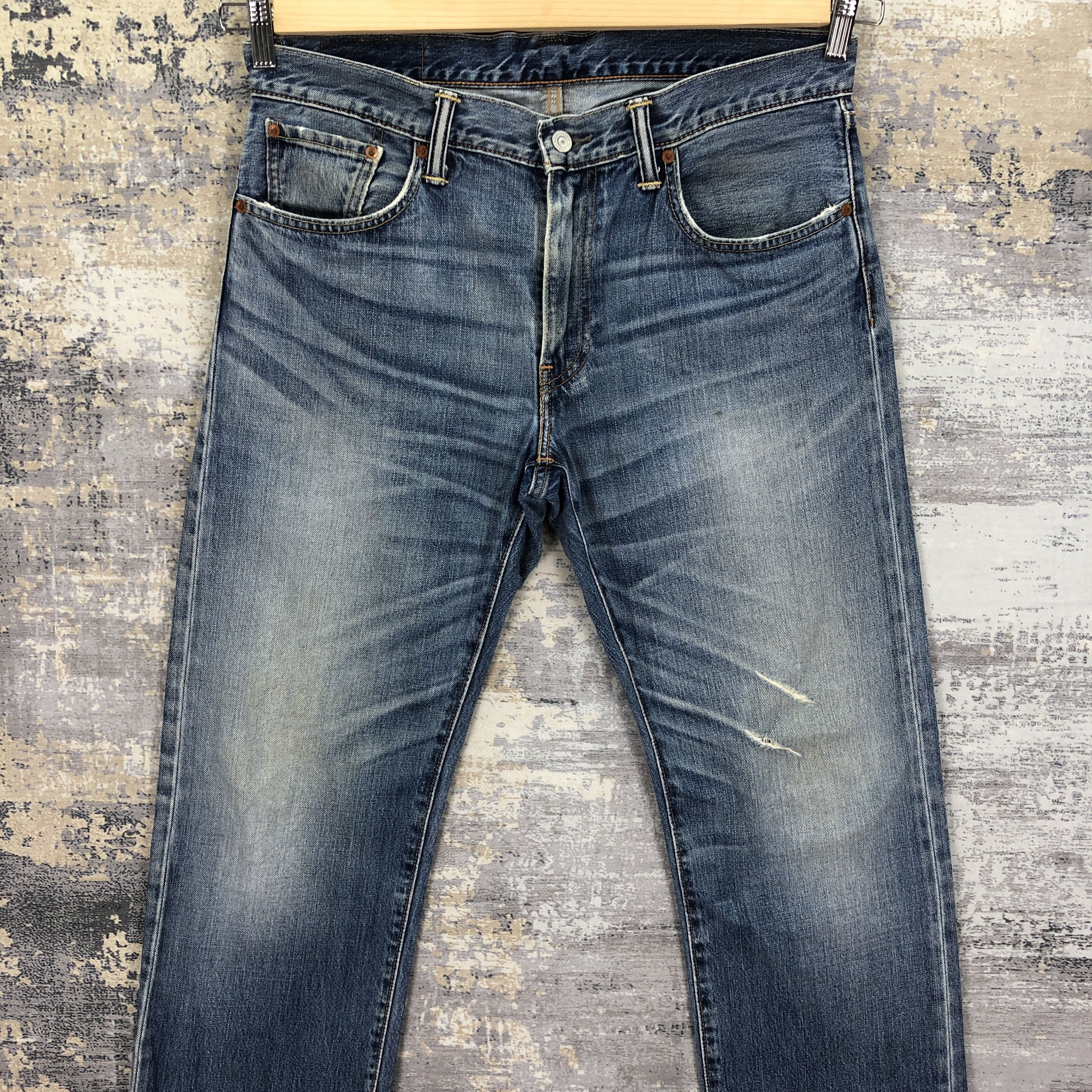 Levi's Vintage Y2K Levis 502 Jeans Distressed Levi's Faded Denim Size US 34 / EU 50 - 3 Thumbnail