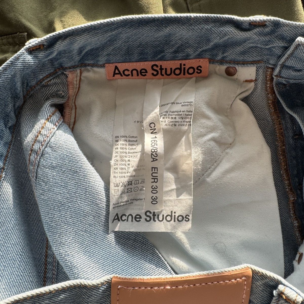 Acne Studios Acne Studios 2021M Light Blue Vintage Size US 30 / EU 46 - 4 Thumbnail