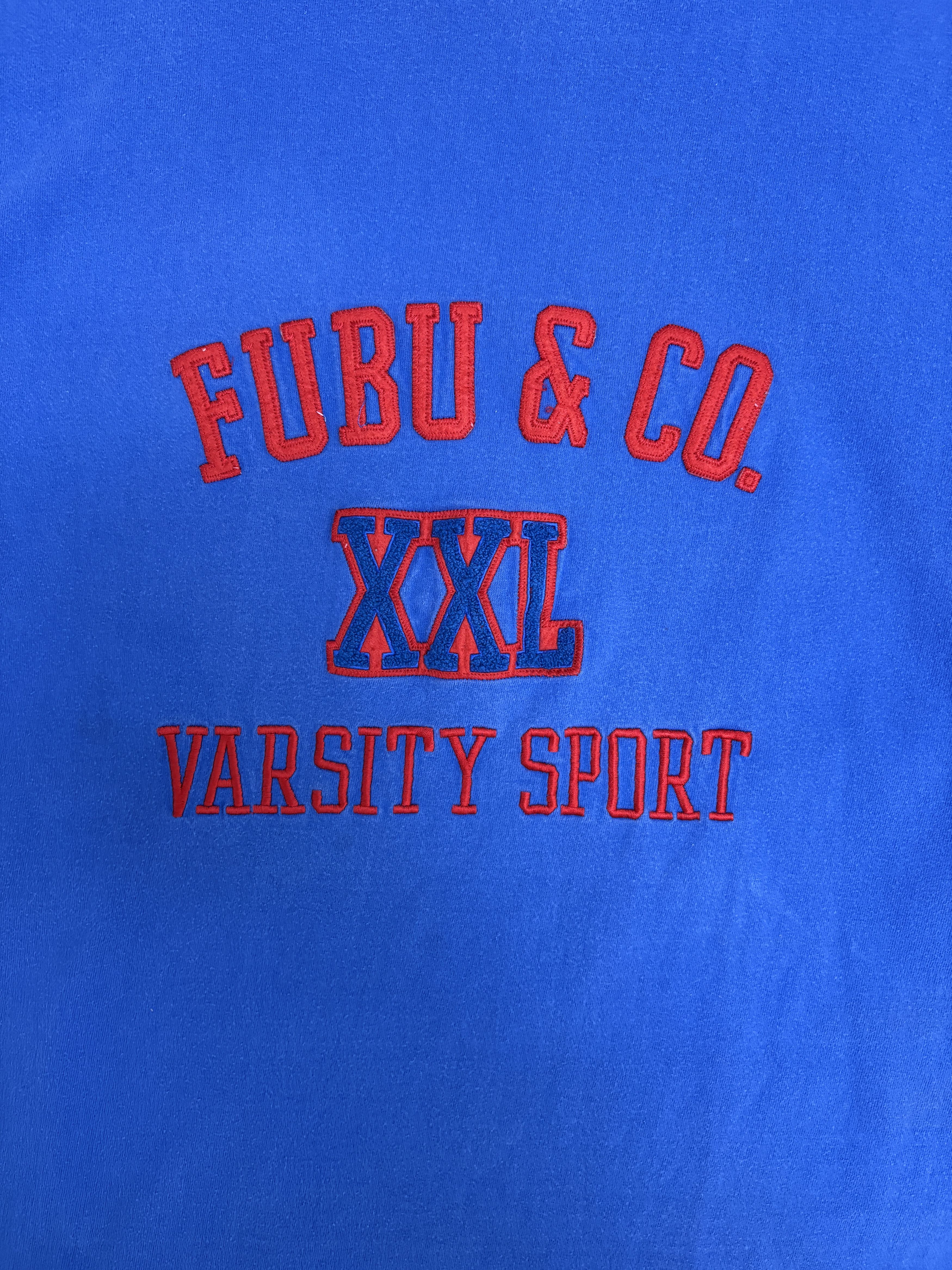 Fubu FUBU & Co. Varsity Sport Vintage Blue T-Shirt Tee Size US L / EU 52-54 / 3 - 2 Thumbnail