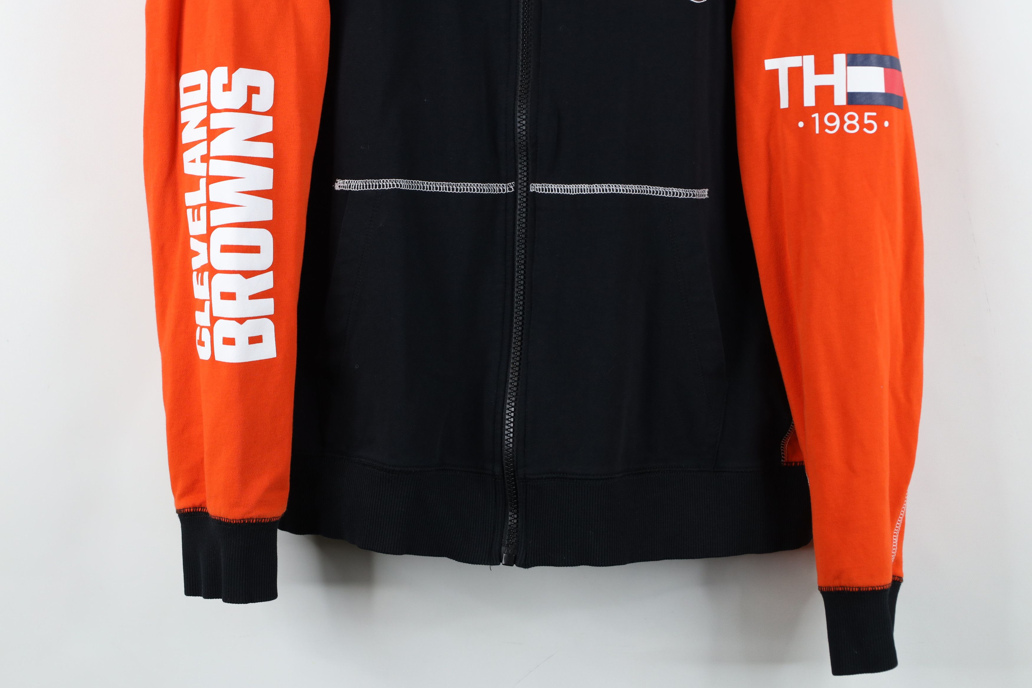 Tommy Hilfiger Tommy Hilfiger x NFL Cleveland Browns Football Zip Hoodie Size L / US 10 / IT 46 - 3 Thumbnail