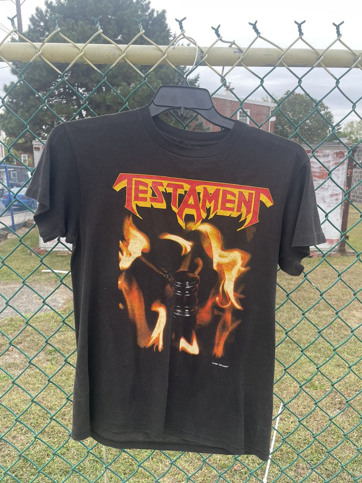Band Tees × Vintage Vintage 1988 Testament Trial By Fire T-Shirt Size US M / EU 48-50 / 2 - 1 Thumbnail