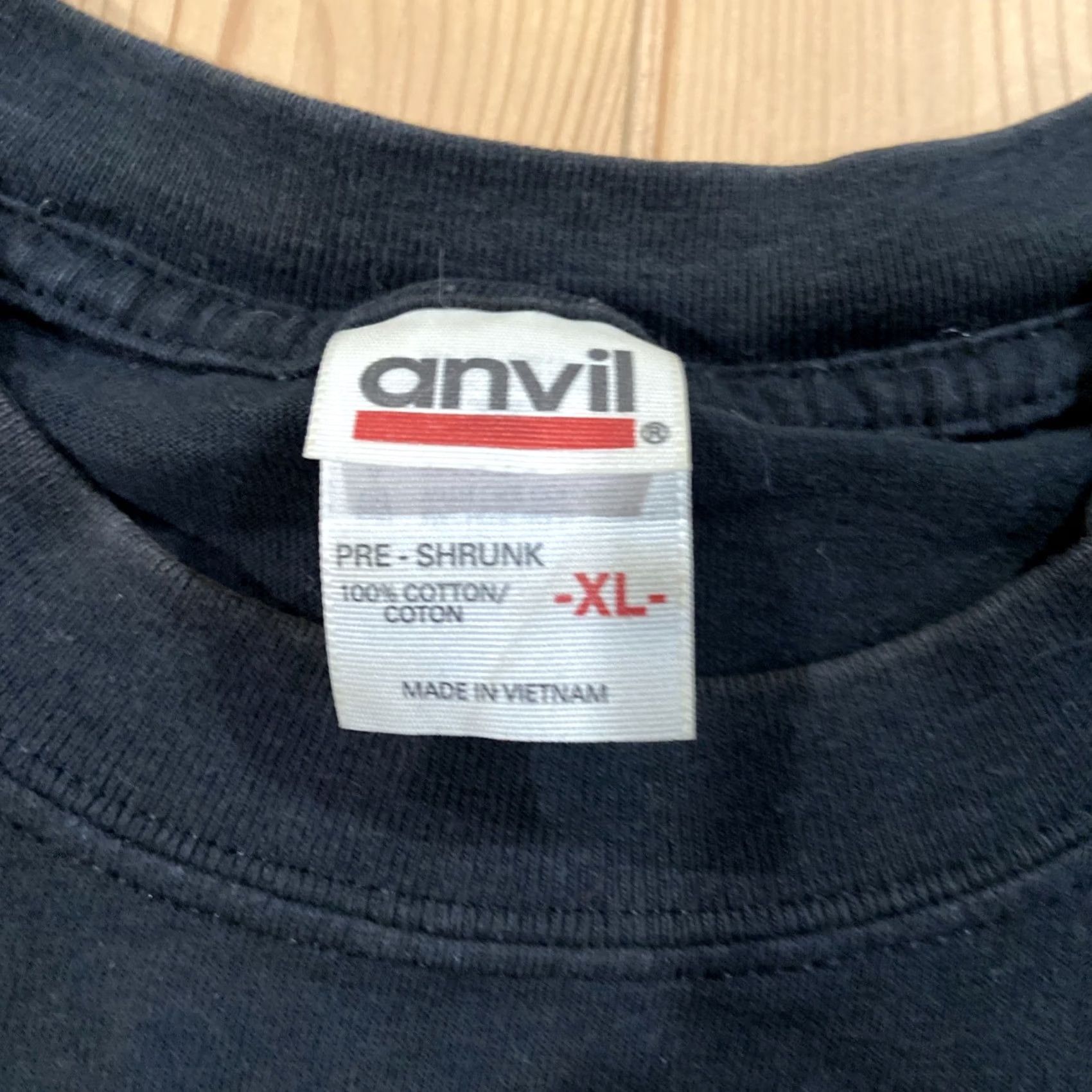 Delta VINTAGE Delta Pro Weight T-Shirt Men XL Short Sleeve Black Graphic Print USA 2000s Crew Neck Logo Size US XL / EU 56 / 4 - 4 Thumbnail