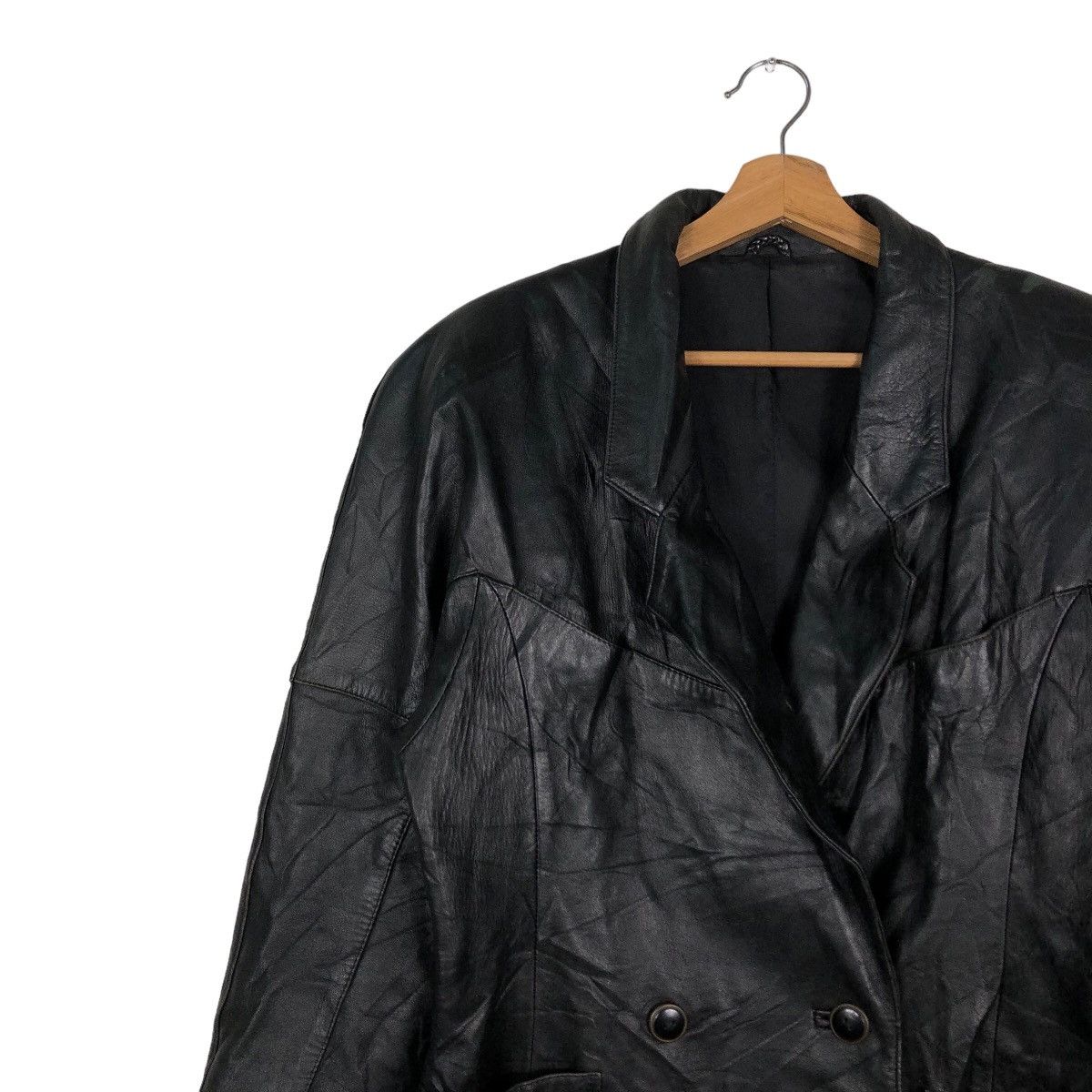 Japanese Brand 🔥Vintage Biker Leather Jacket Vino Deporte Issey Miyake Size US M / EU 48-50 / 2 - 6 Thumbnail