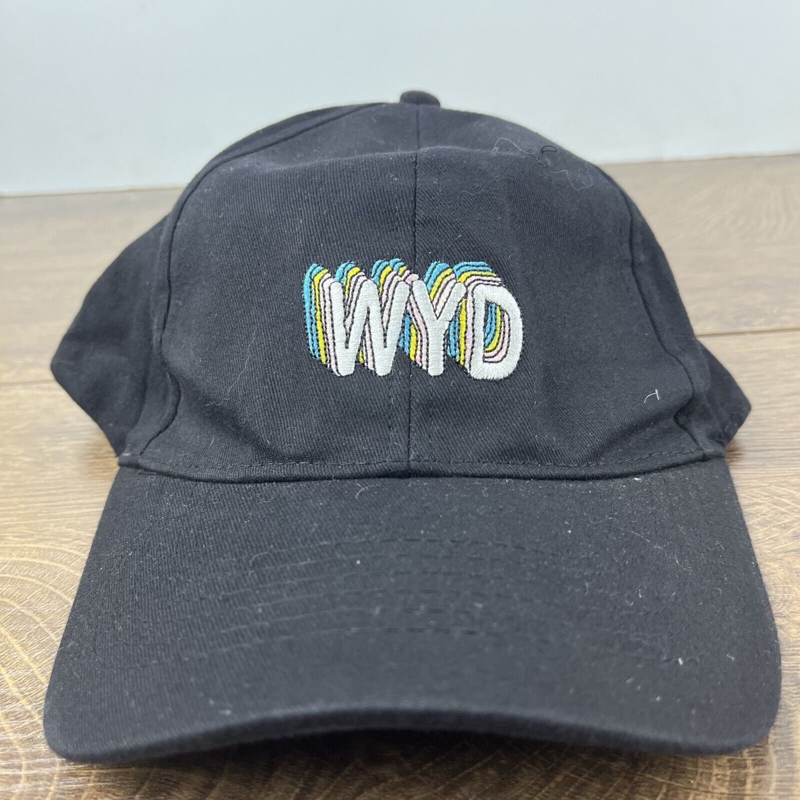 Other WYD Hat What Are You Doing Hat Black Adjustable Hat Black Ad Size ONE SIZE - 5 Thumbnail