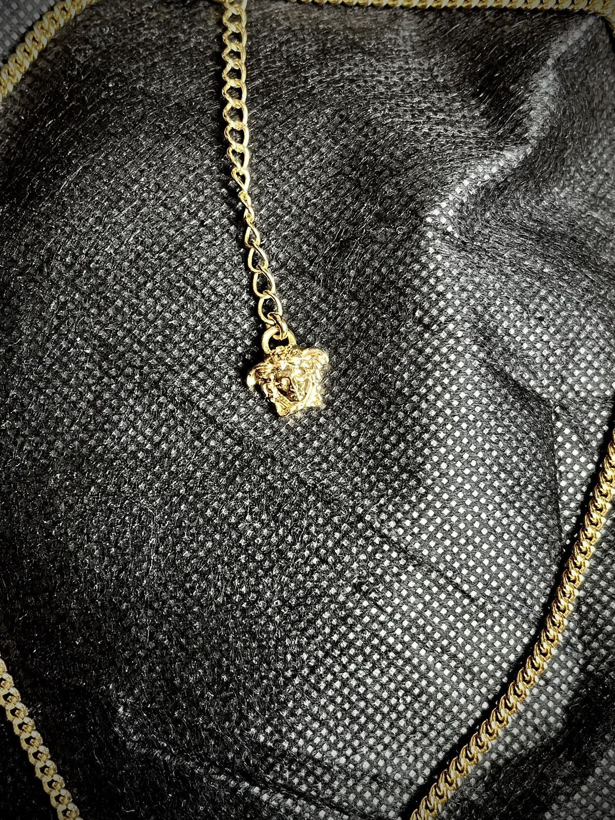 Versace Versace Two Tone Medusa Necklace Size ONE SIZE - 3 Thumbnail