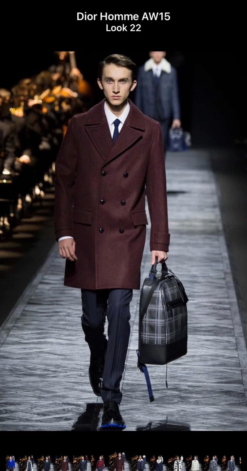 Dior Dior size 46 Wine red double-breasted coat jacket coat Size M / US 6-8 / IT 42-44 - 8 Thumbnail
