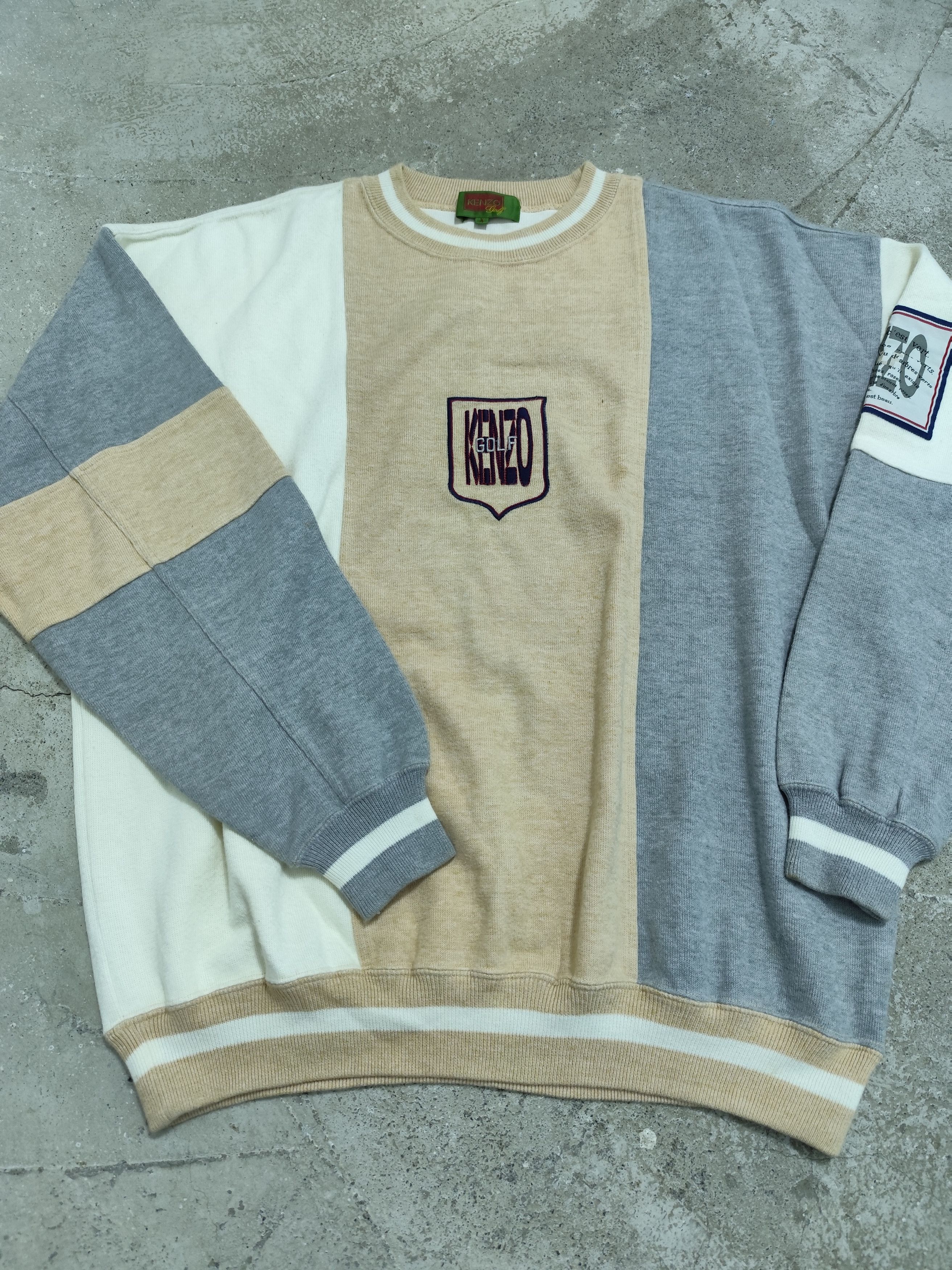 Kenzo Vintage 90s kenzo golf baggy sweater Size US L / EU 52-54 / 3 - 5 Thumbnail