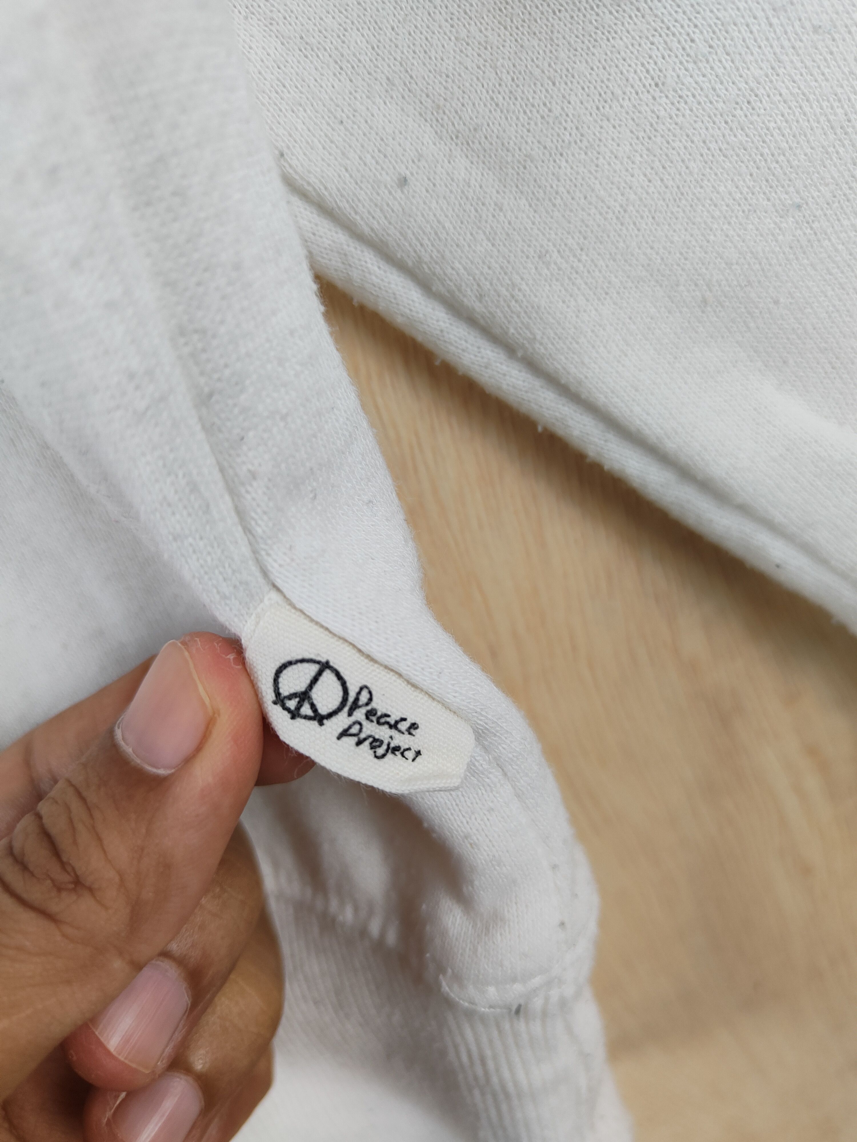 Japanese Brand × Vintage Conart X Peace Project White Sweatshirts #S2636 Size US L / EU 52-54 / 3 - 5 Thumbnail
