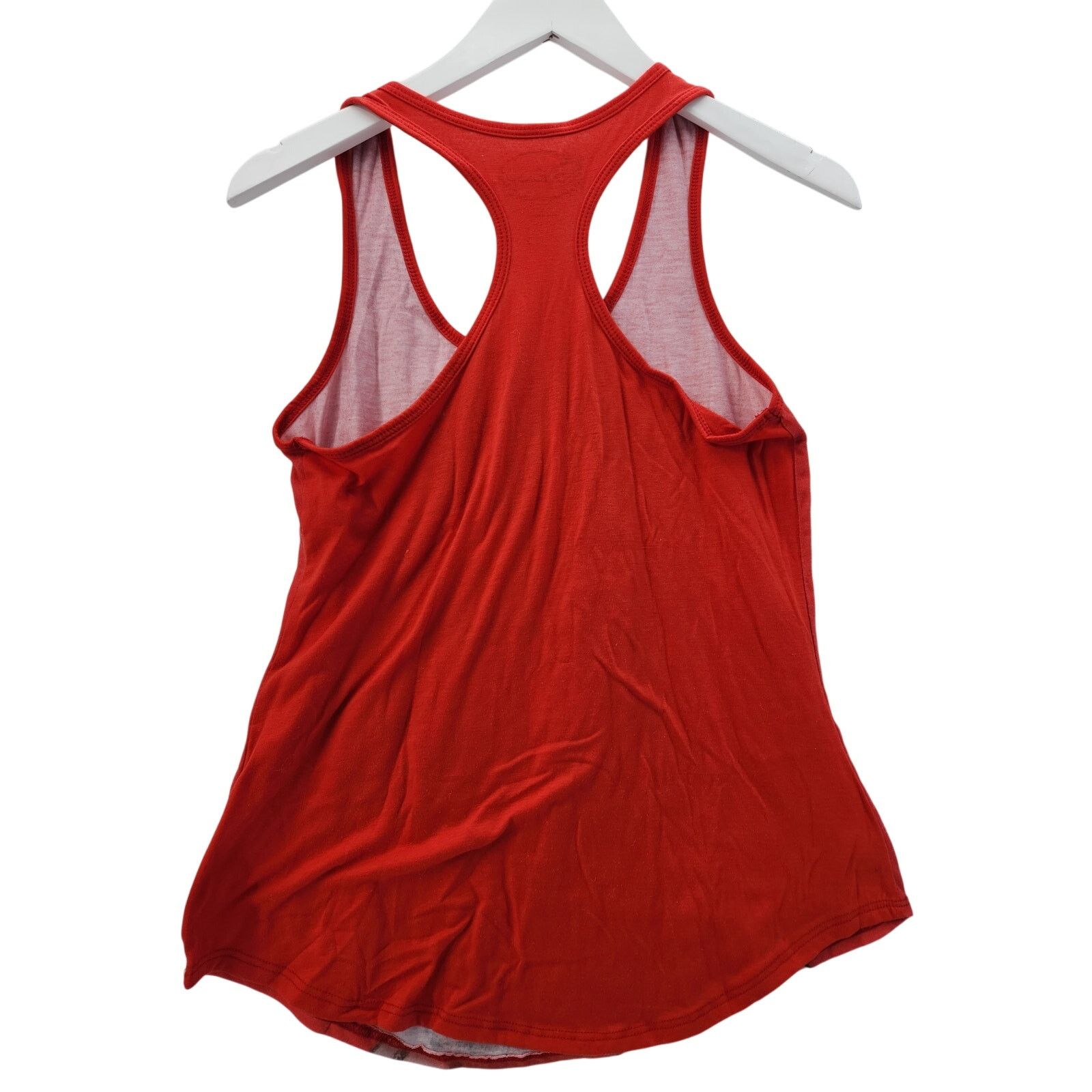 Disney Women's Small Red Disney Princess Clingy Tank Top Ariel Size S / US 4 / IT 40 - 3 Thumbnail