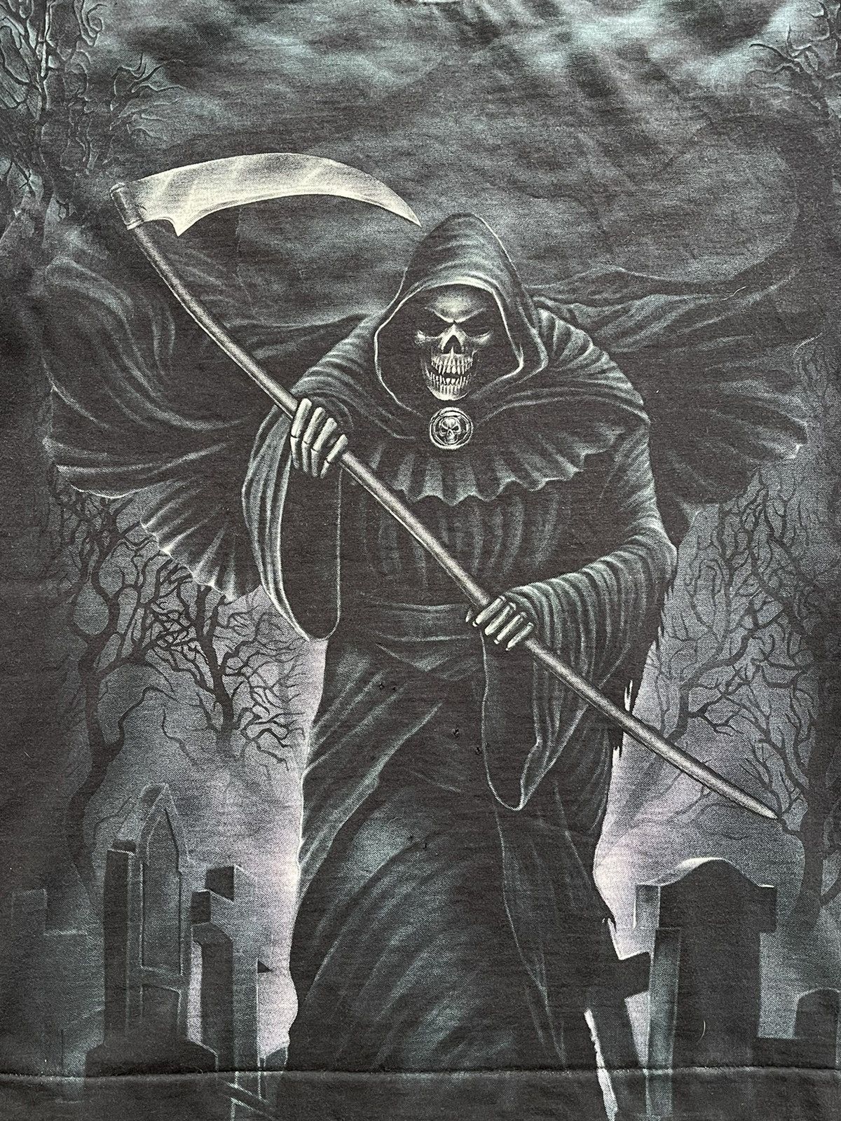 Vintage Death Rare tee t shirt liquid blue Size US M / EU 48-50 / 2 - 2 Thumbnail