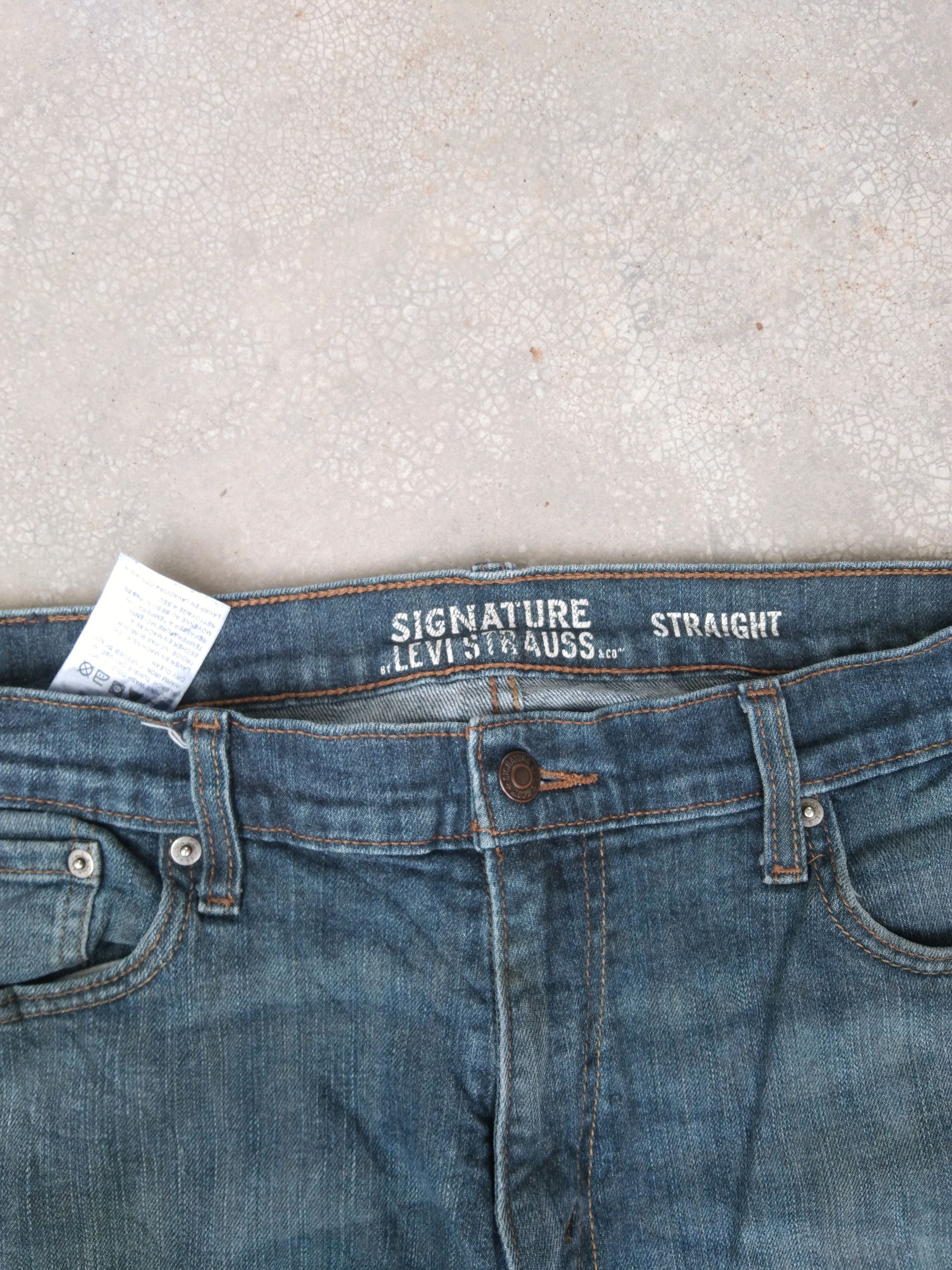 Levi's Vintage Levi's Signature Faded Distressed Jeans 36x32 Size US 36 / EU 52 - 6 Thumbnail