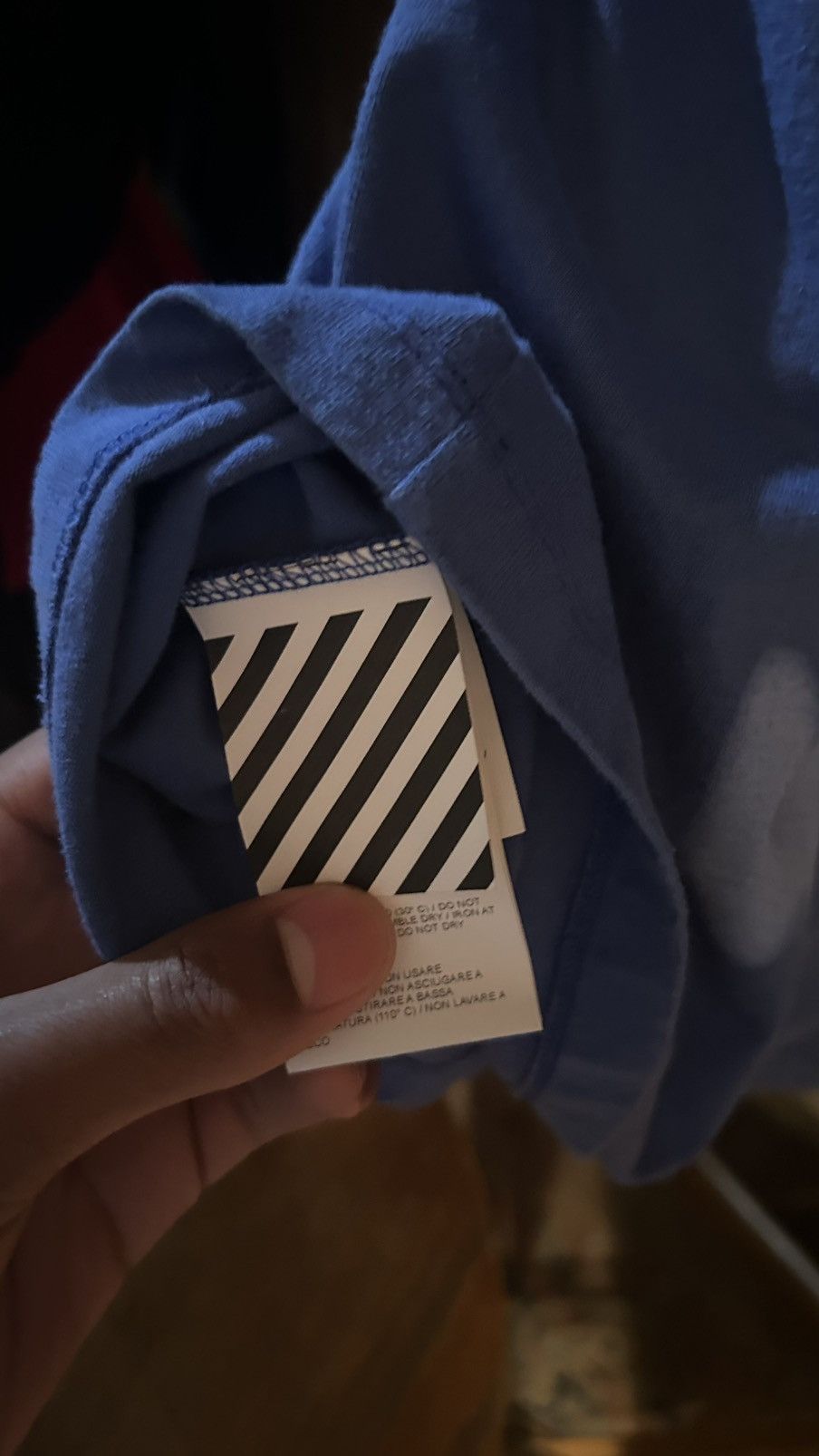 Off-White Off-White Off-White Blurred Off Print T- Shirt Detail Hoodie Size US XXS / EU 40 - 7 Thumbnail