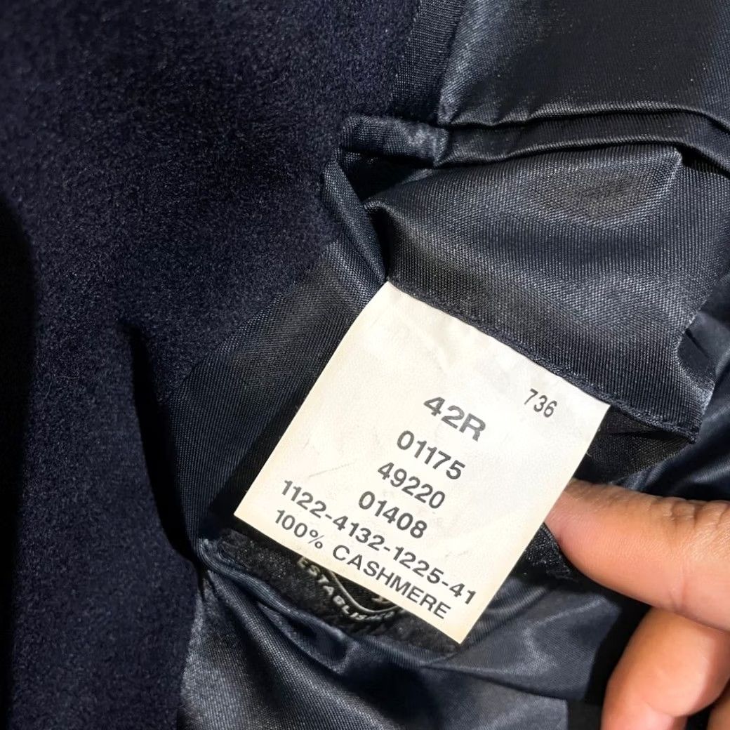 Jos. A. Bank Jos. A. Bank Blazer Sport Coat 42R Navy 100% Cashmere 2 Button Jacket Mens Regular Blue Size 42R - 5 Thumbnail