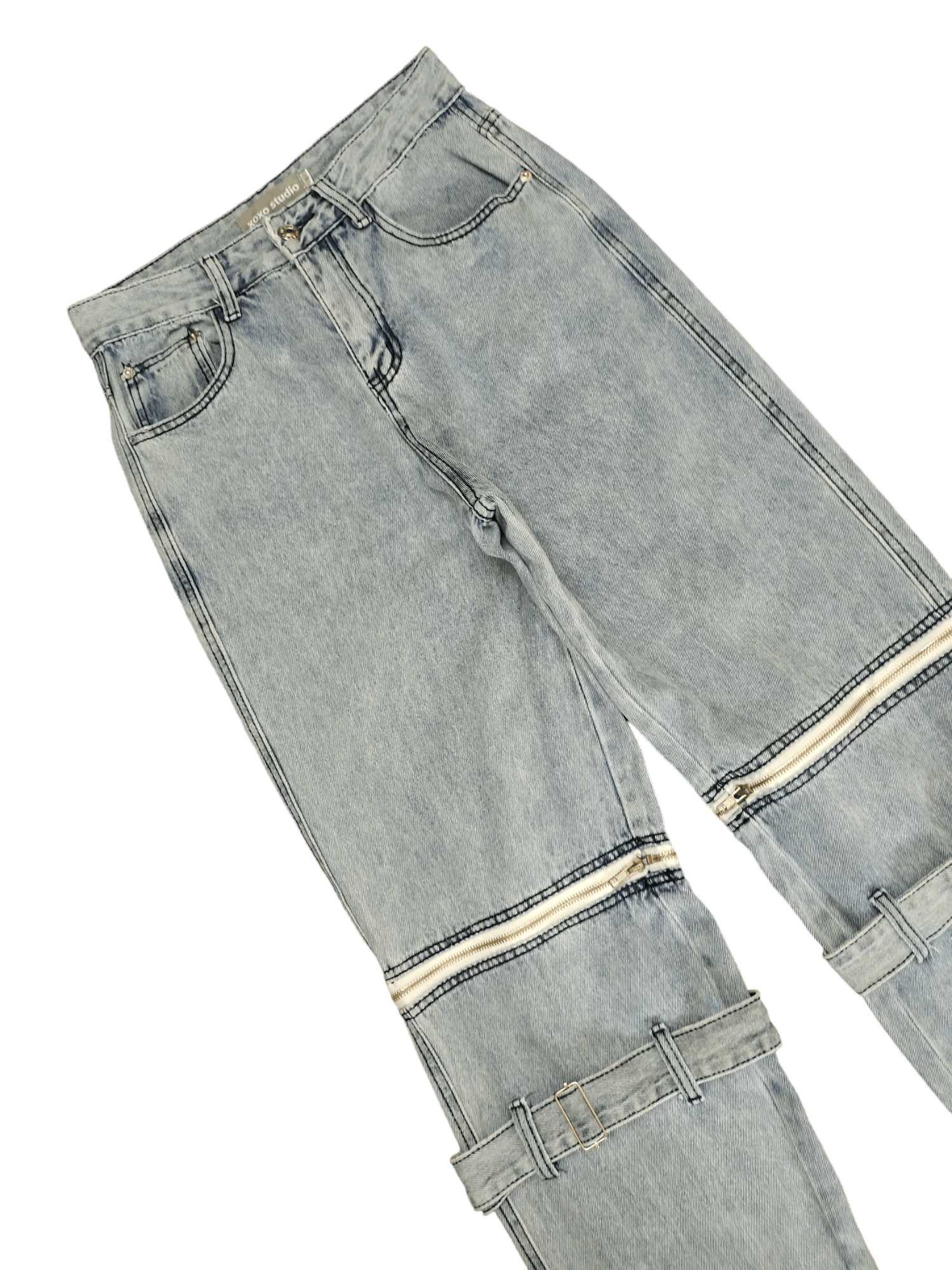 Hysteric Glamour Japanese Brand Bondage Seditionaries Denim Pants Hysterics Size US 28 / EU 44 - 6 Thumbnail