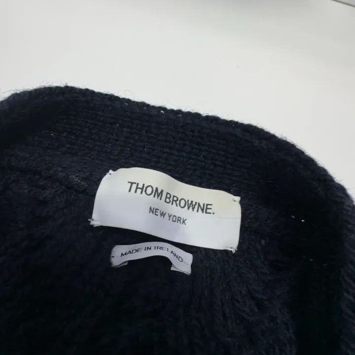 Thom Browne Thom Browne Wool Cardigan for Men in Blue -2507 Size US L / EU 52-54 / 3 - 5 Thumbnail