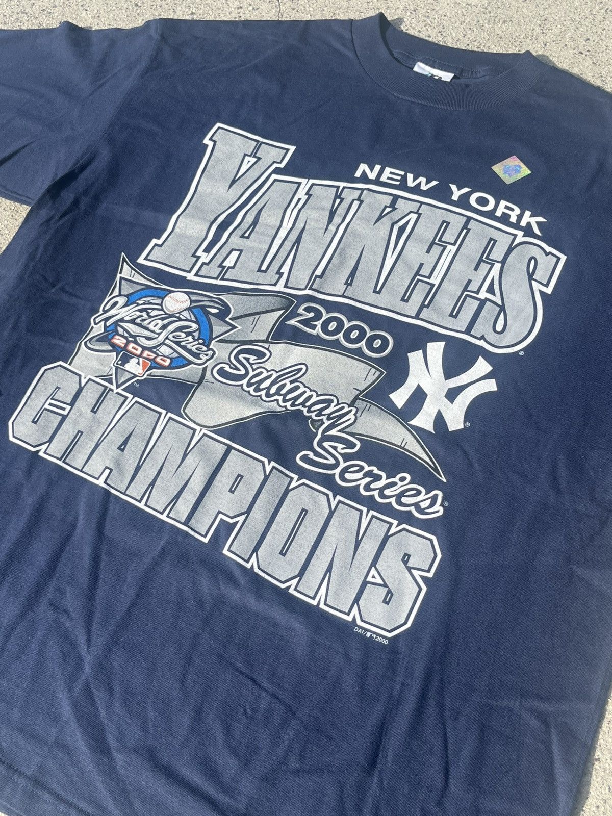 New York Yankees Yankees World Series Champions Tee Shirt size XL NEW navy Size US XL / EU 56 / 4 - 1 Thumbnail