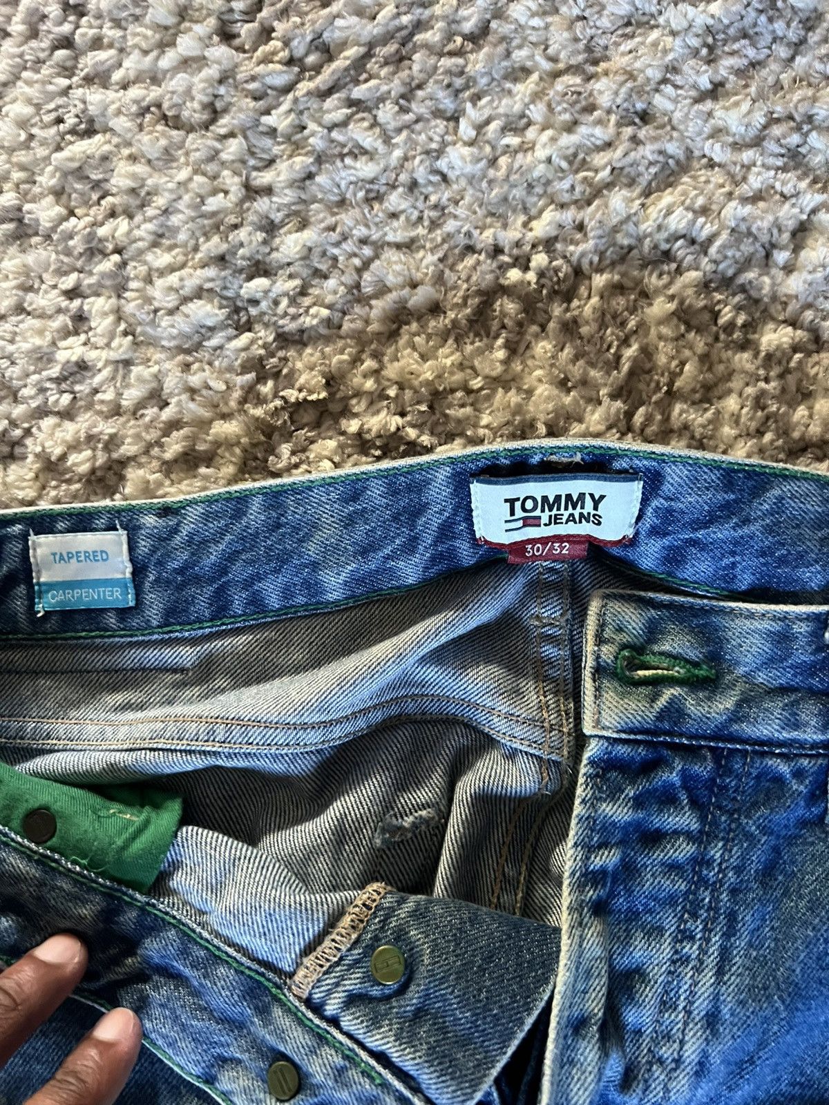 Tommy Hilfiger TOMMY HILFIGER CARPENTER JEANS Size US 30 / EU 46 - 6 Thumbnail