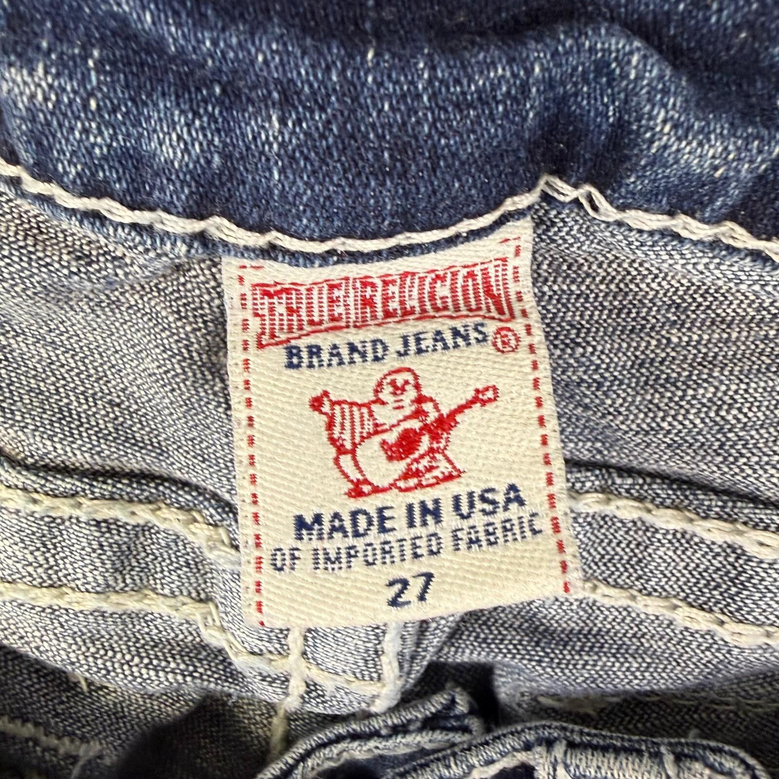 Other Vintage True Religion brand Section Straight Jeans Size US 27 - 3 Thumbnail