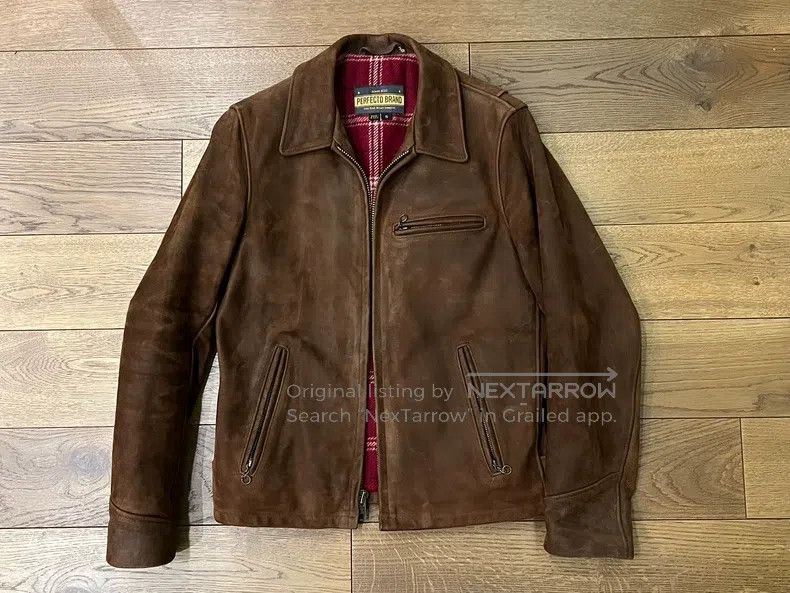 Schott Schott Perfecto Brand oil-impregnated fleece Size US S / EU 44-46 / 1 - 1 Thumbnail