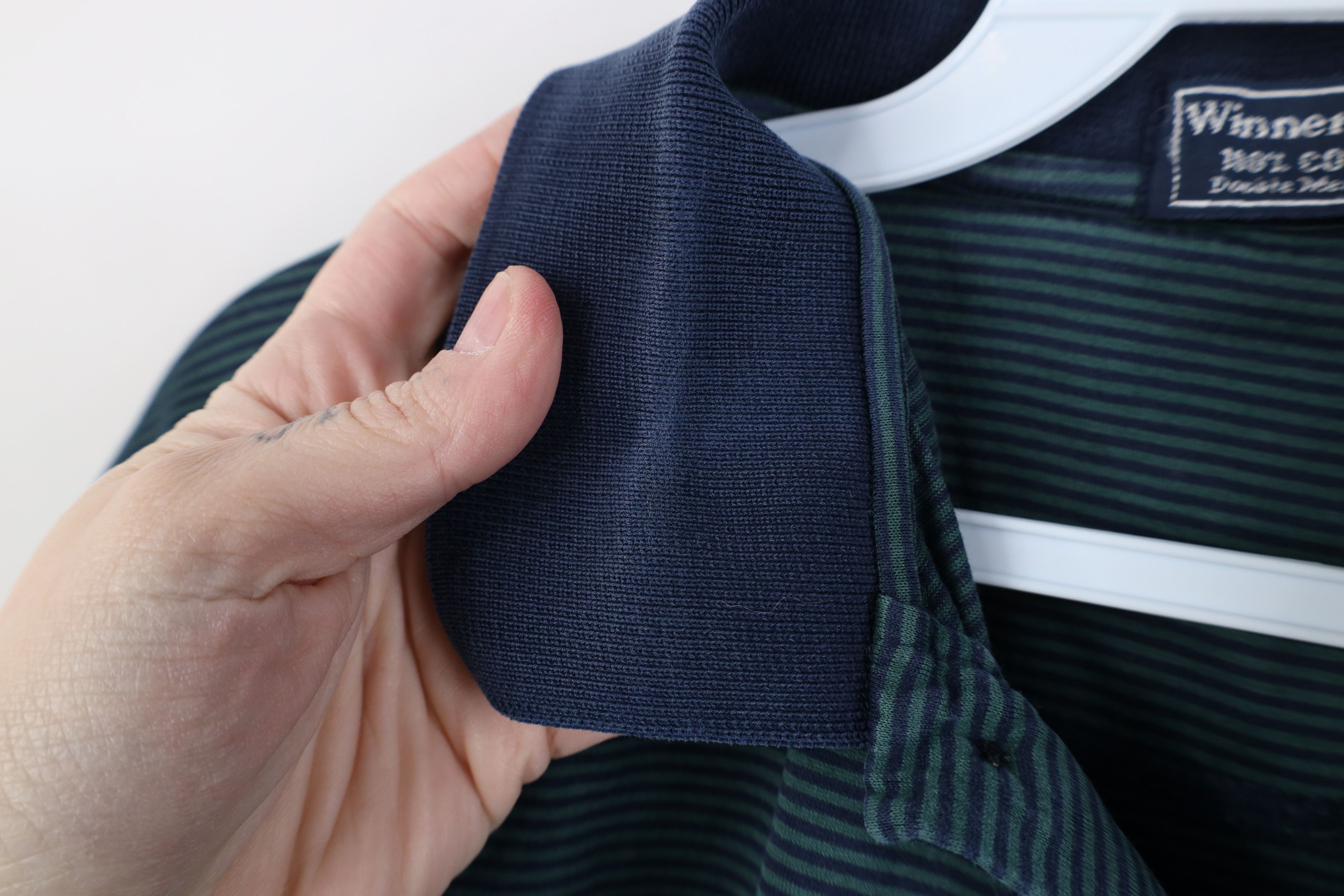 Vintage Vintage 90s Streetwear Soft Cotton Striped Golf Polo Shirt Size US M / EU 48-50 / 2 - 8 Thumbnail
