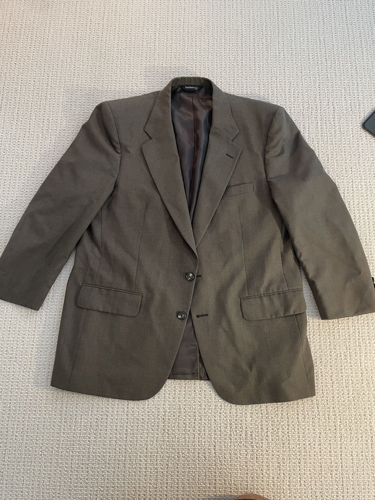 Burberry Brown Burberry Blazer - Size 46 Regular Size 46R - 1 Thumbnail