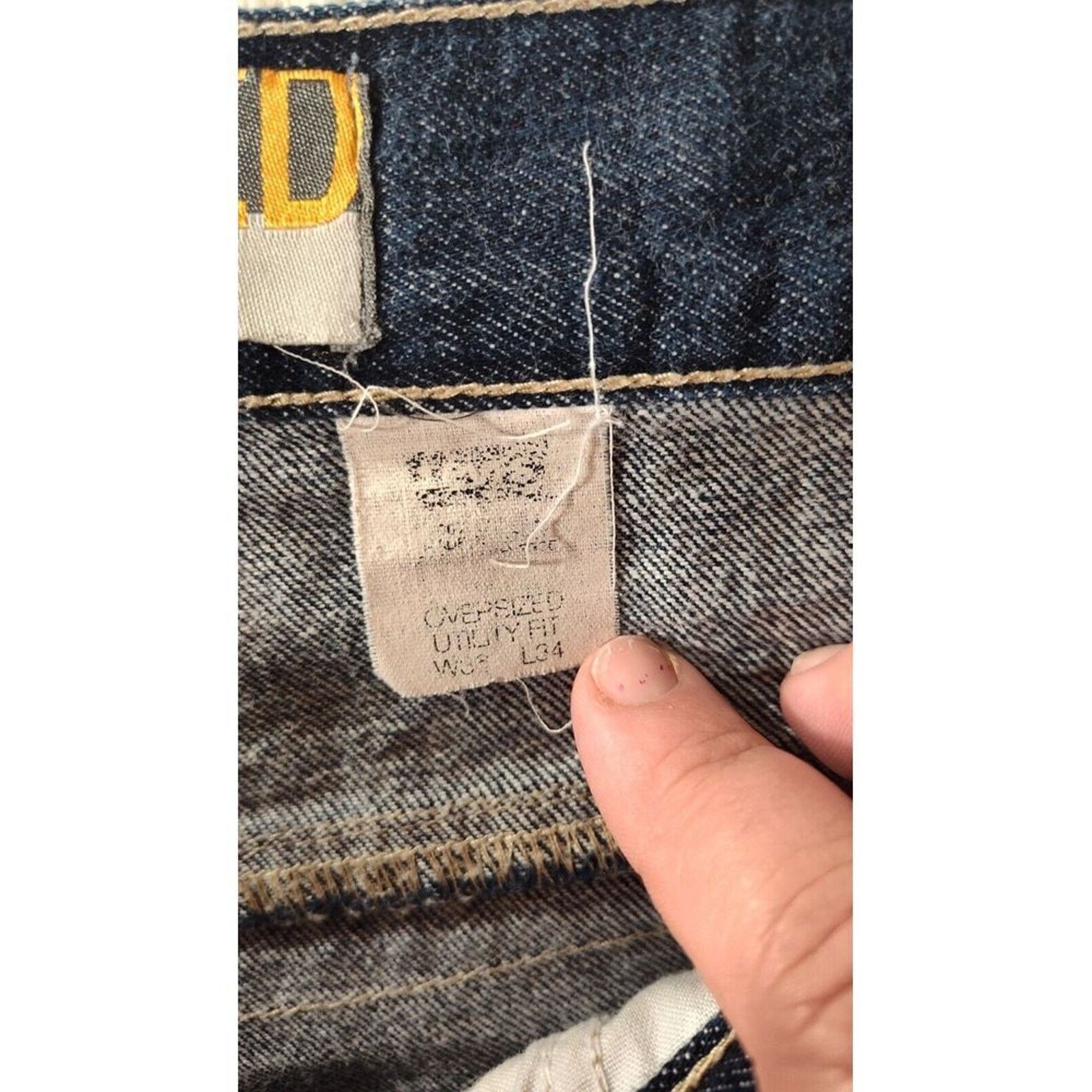 Levi's Vtg Y2K Levis Jeans Silver Tab Oversized Utility Baggy 38x34 Size US 38 / EU 54 - 9 Thumbnail