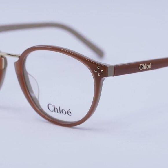 Chloe Chloe CE2666 208 Caramel Eyeglasses 52mm Size ONE SIZE - 5 Thumbnail