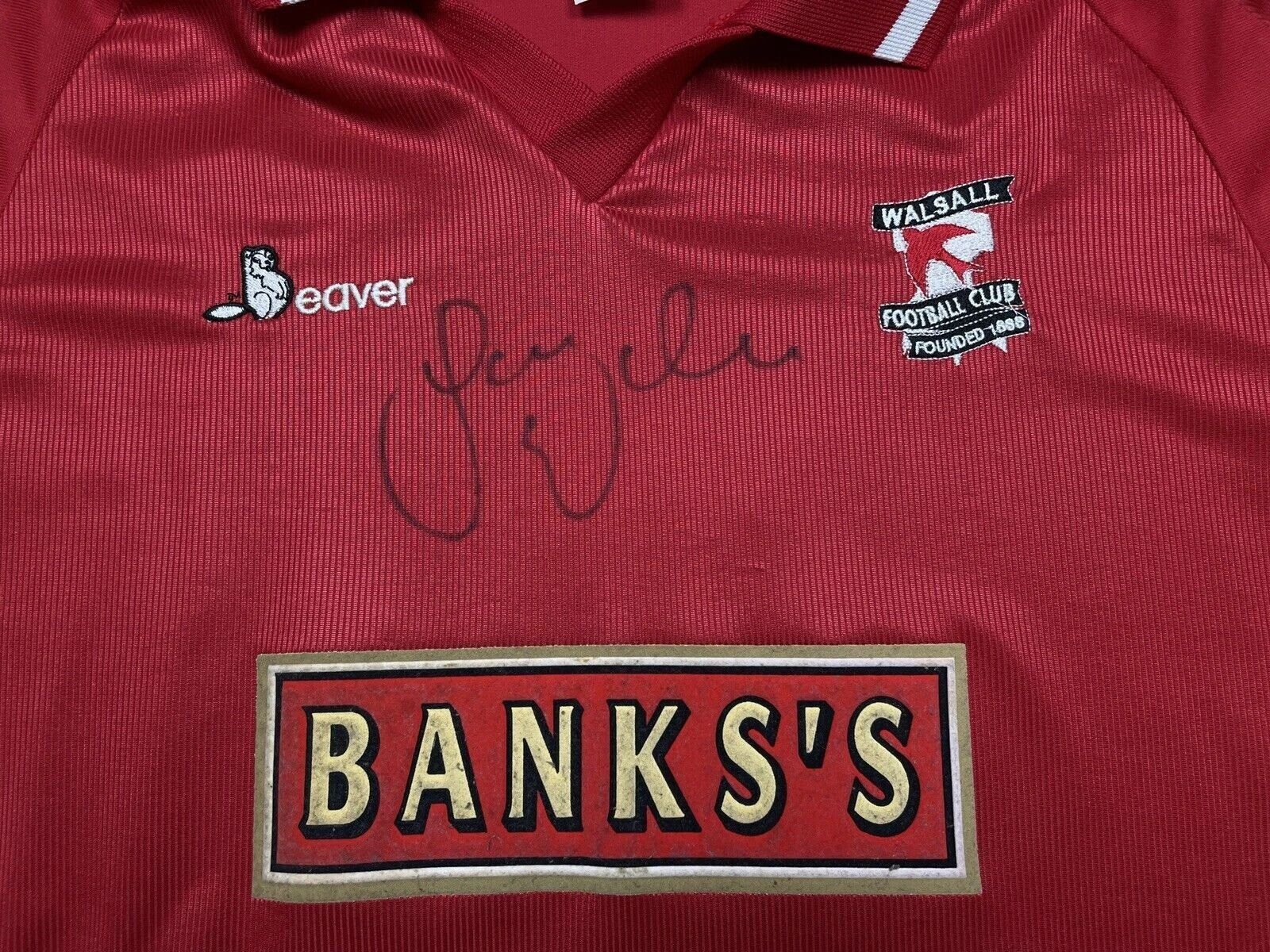 Vintage VINTAGE WALSALL 2001 2002 HOME JERSEY SHIRT SOCCER SIGNED Size US M / EU 48-50 / 2 - 6 Thumbnail