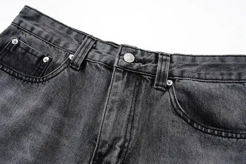 VIBE Black Washed Damage Baggy jeans y2k 90’s retro style Size US 32 / EU 48 - 5 Thumbnail